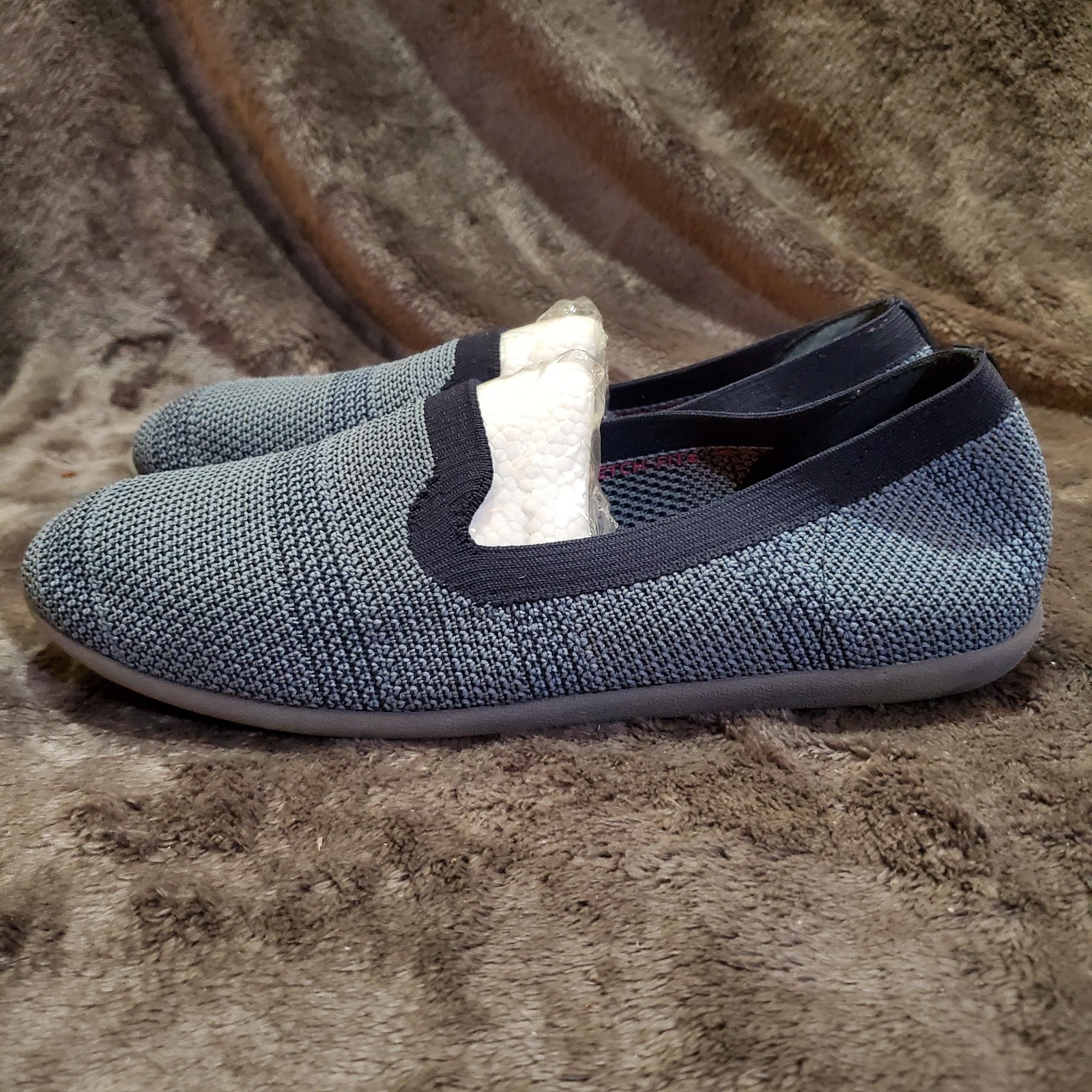 Skechers Air-cooled Memory Foam Mesh Slip On Shoes Women Sz 10