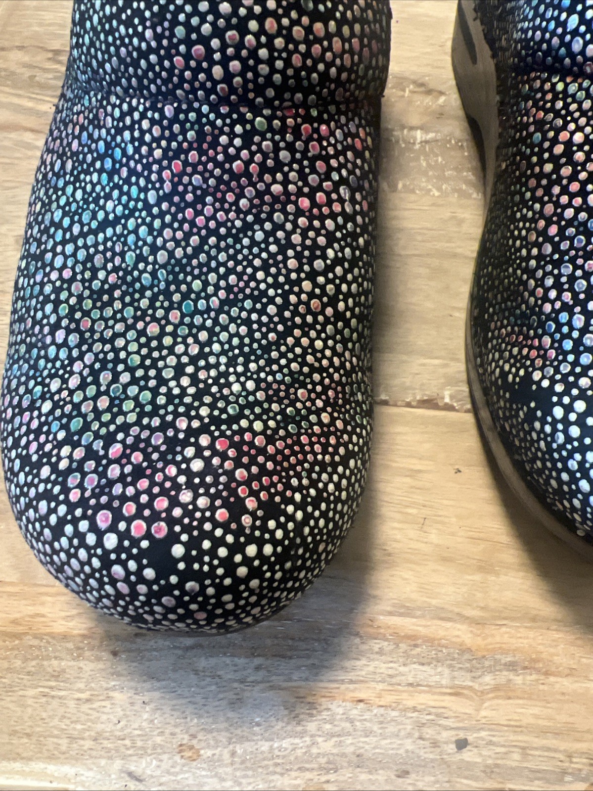Sanita The Original Danish Clog Confetti Design Size EU 38 Workwear Casual