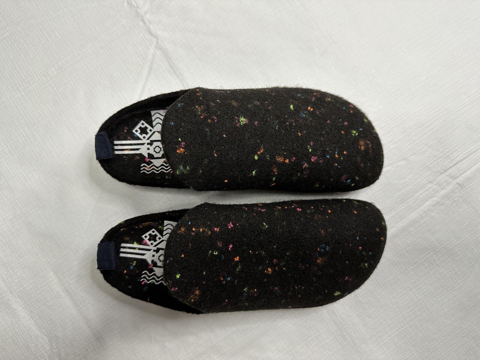 Asportuguesas by Fly London Come Slip On Shoes Mules Size 5.5 US Black LED