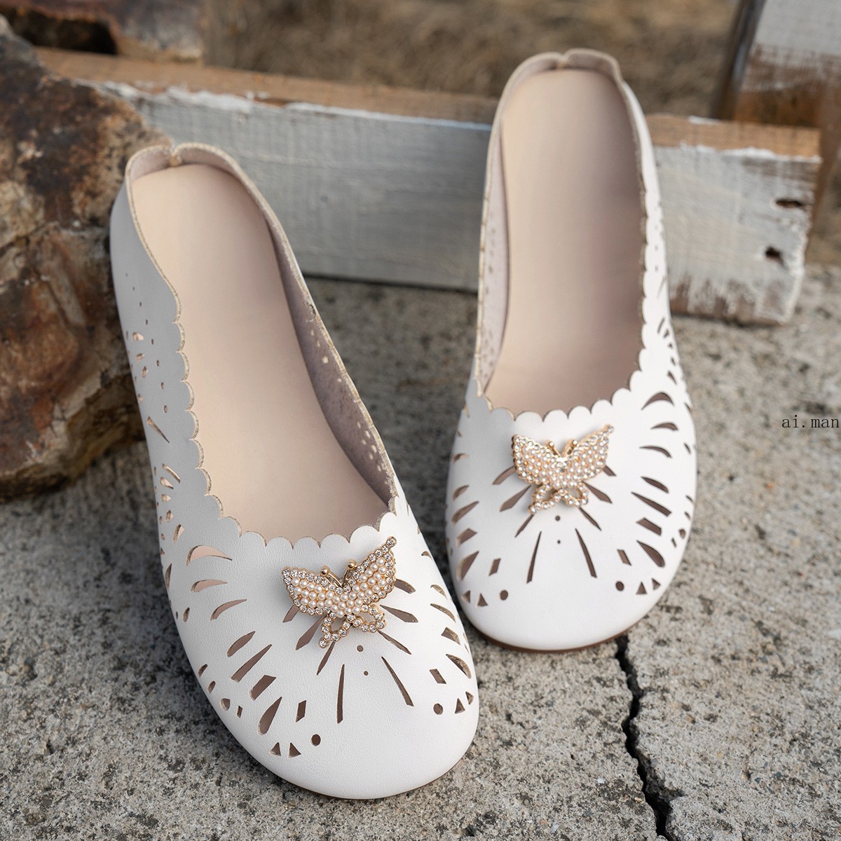 Women’s Hollow Out Closed Toe Mules Slippers Comfort Lighwetight Slip On Shoes