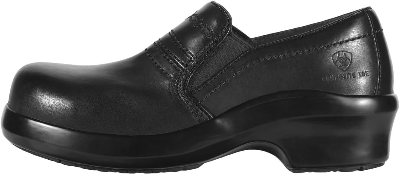 ARIAT Work Expert Safety Clogs SD Women’s Sz 7 C WIDE Black Composite Toe