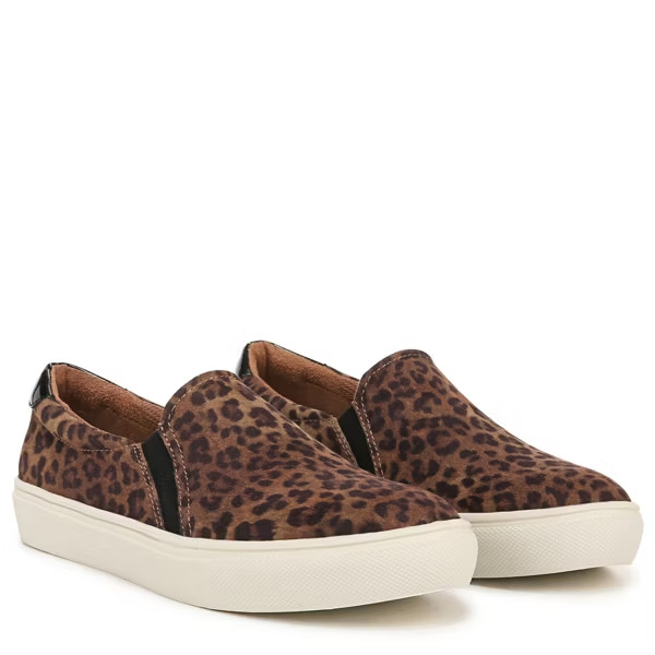 New Dr Scholls Nova Women Slip On Sneakers Leopard Size 7 Medium