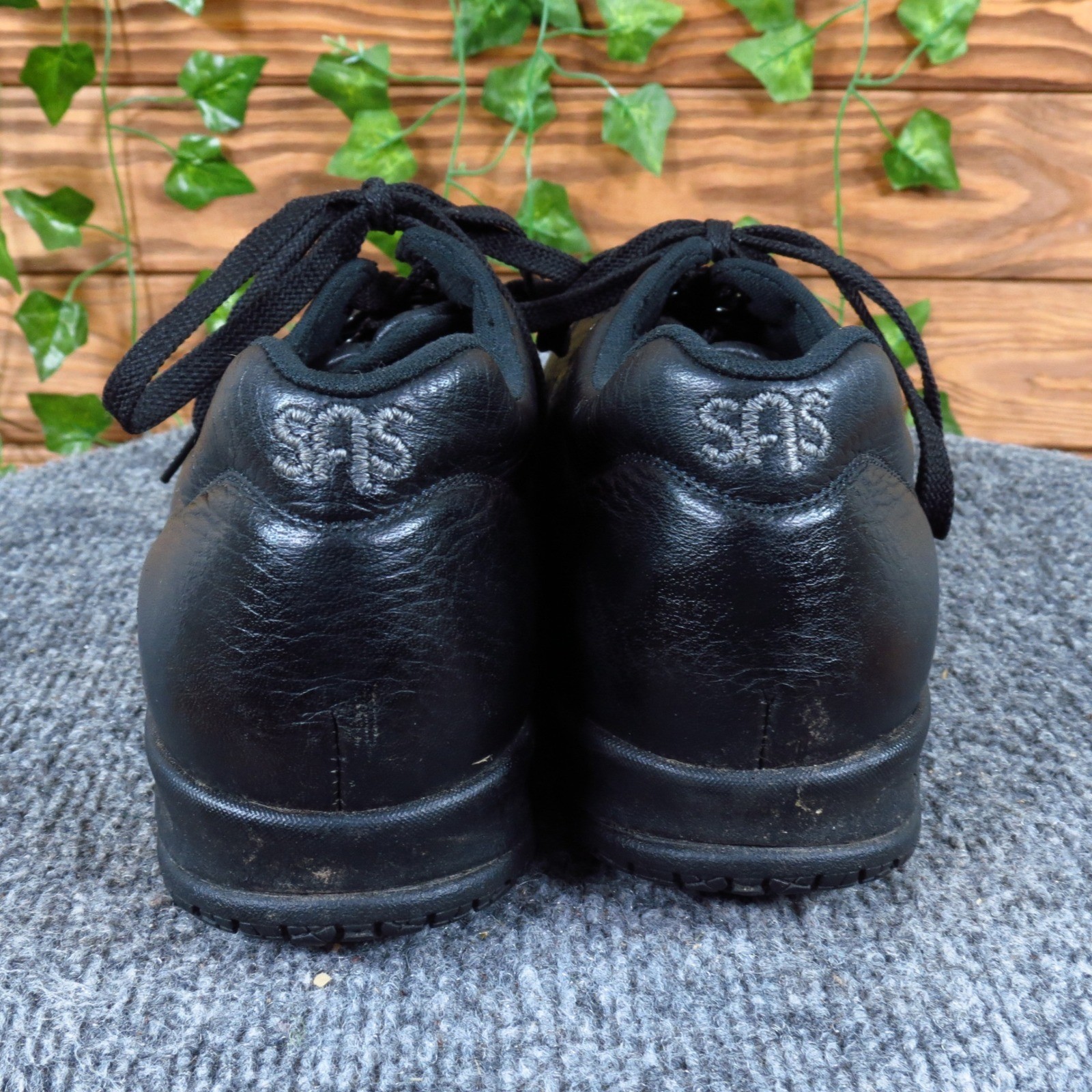 SAS Liberty Women Shoe 10.5 N Slip Resistant Work Service Walking Black Leather