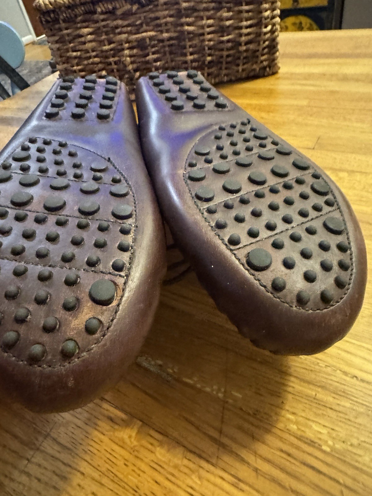 Minnetonka 100%Leather Comfort Moccasin Driving Shoes 698 Brown Women’s Size 9