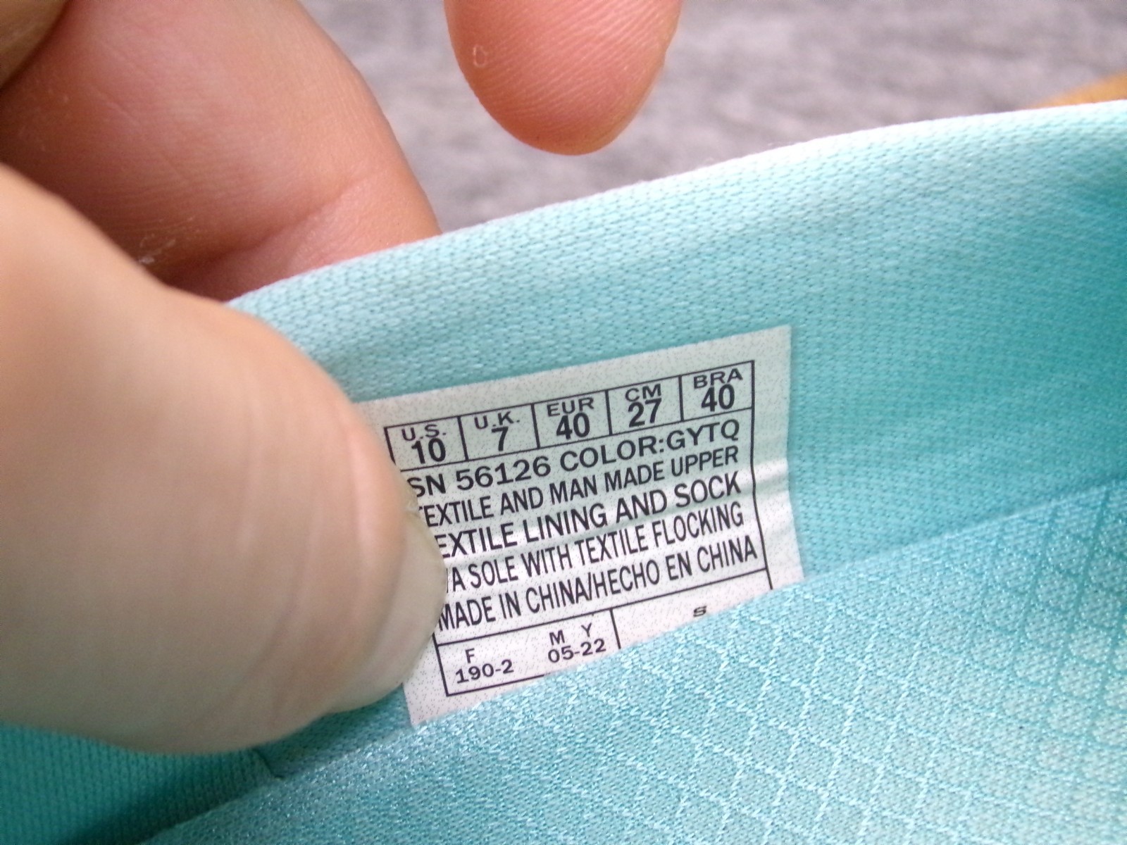 Skechers Arch Comfort Womens Size 10 US Gray Teal Athletic Slip On Shoes 56126