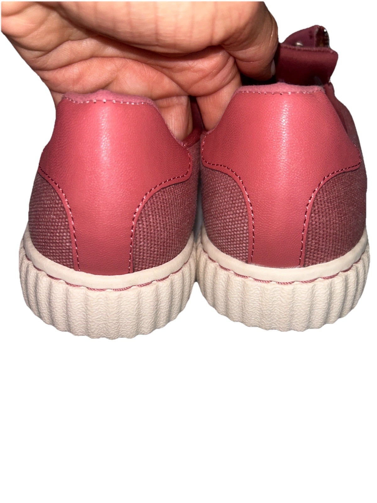 NEW Clarks Collection Caroline Echo Lace Up Sneakers Natural 8.5/M