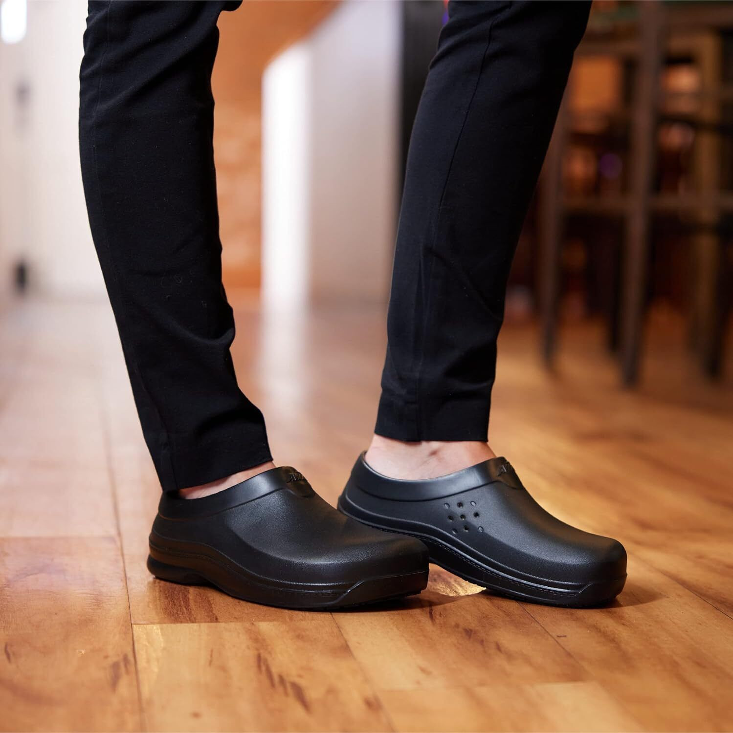 Non Slip Oil/Water Resistant Work Clog Nurses Chefs for Women by Avia Flame