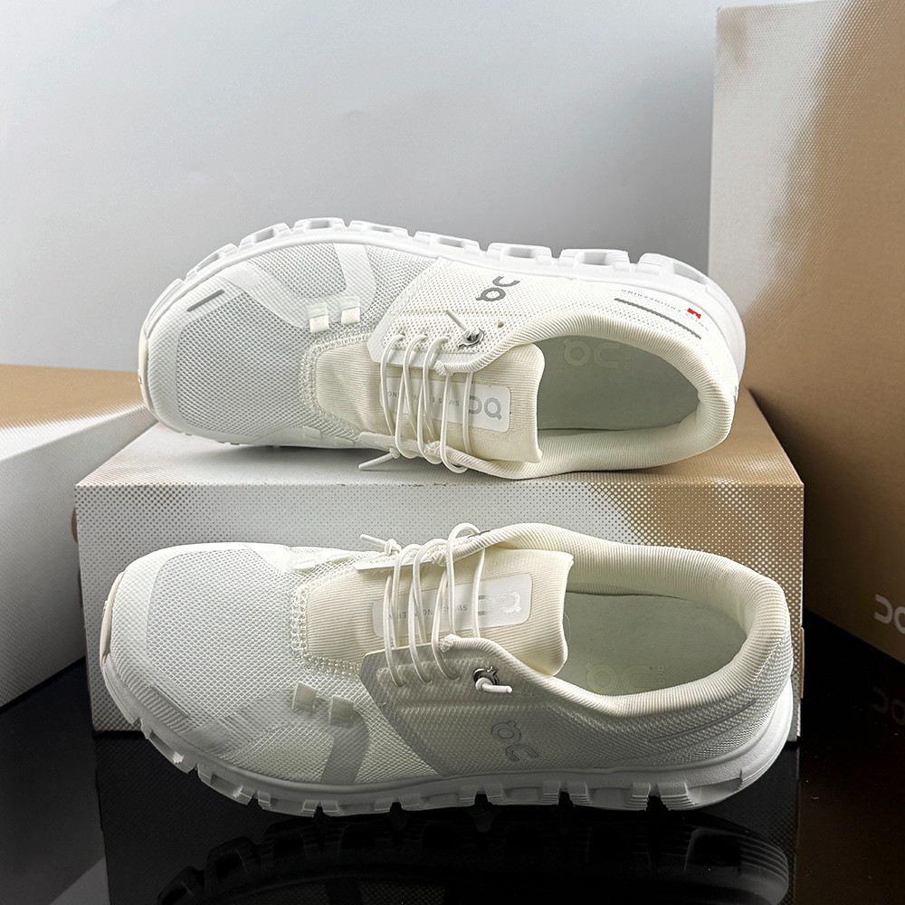 ON Cloud 6 Women’s Running Shoes White/White US Sizes 6-9.5 Sneakers