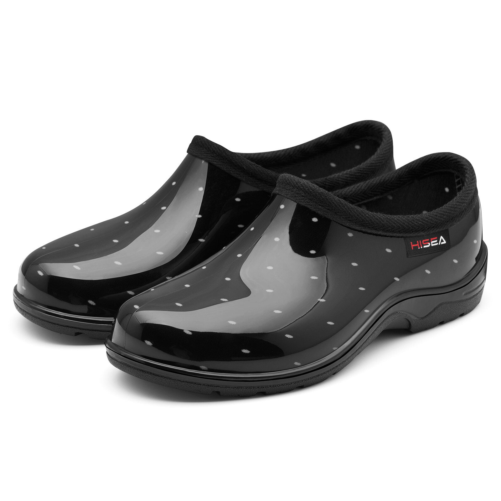 HISEA Women Slip-On Garden Shoes Waterproof Rain Work Clogs Nurse Walking Shoes