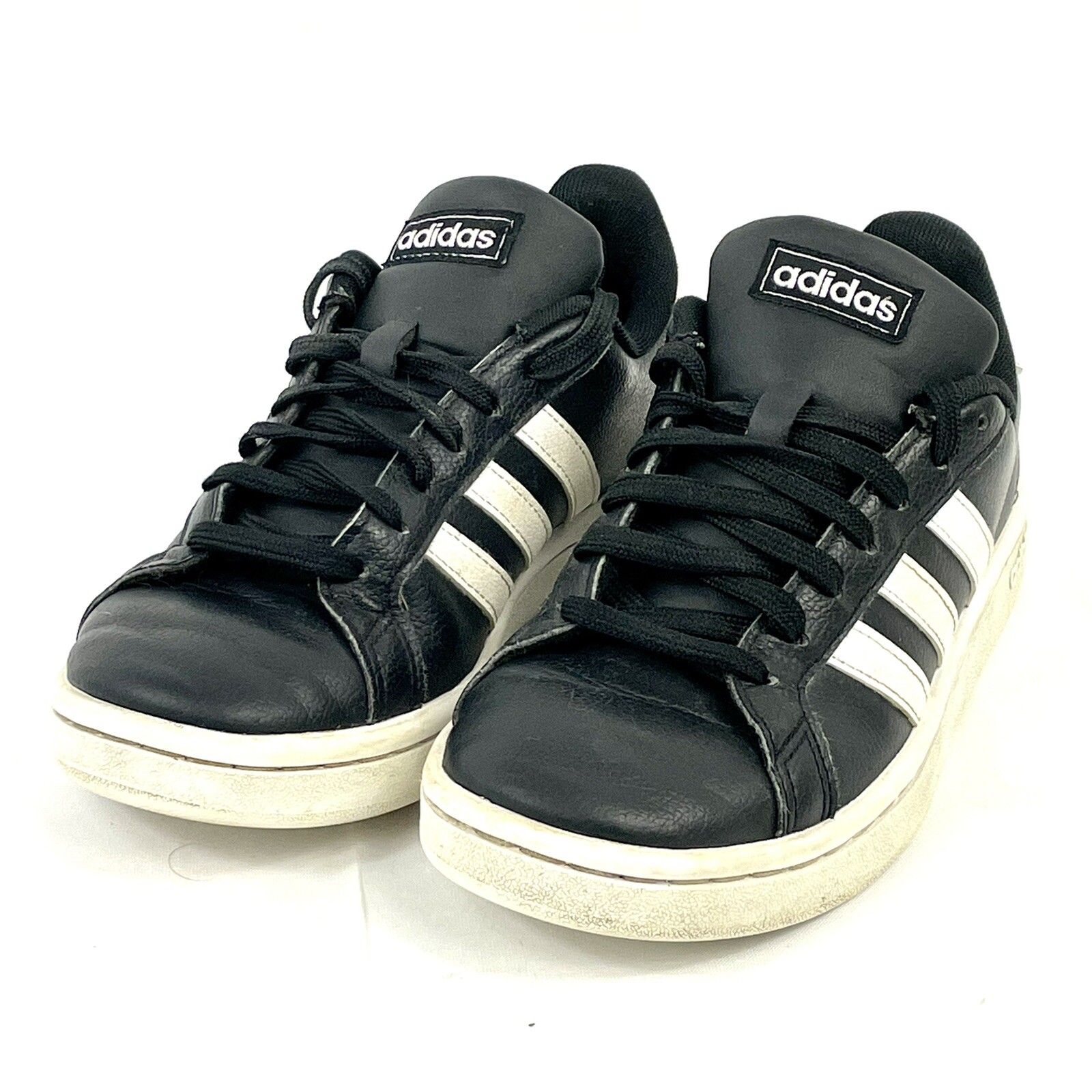 Women’s Adidas Grand Court Core Black Sneakers F36484- Size 6