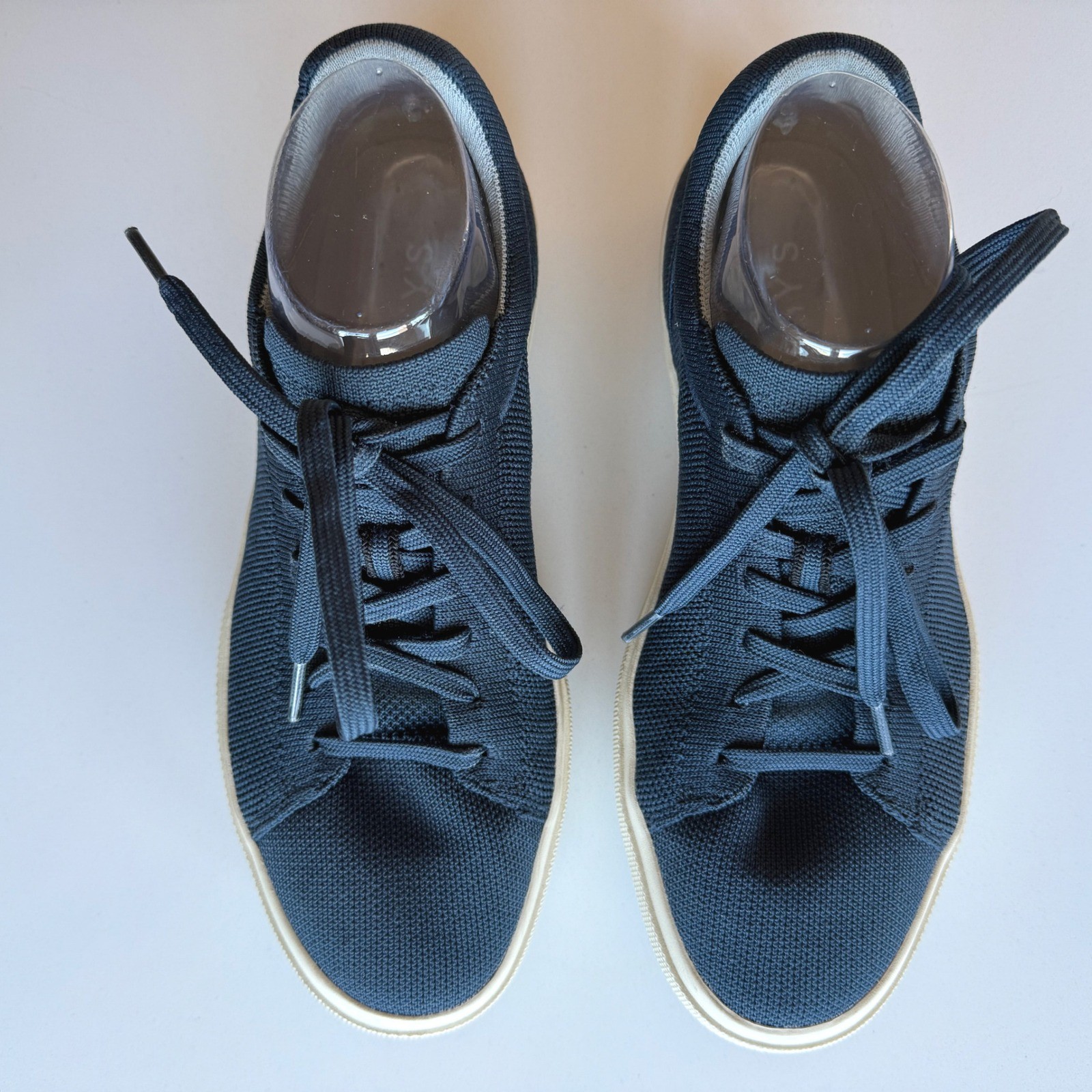 Rothy’s RS02 Sustainable Knit Unisex Comfort Travel Navy Sneakers men 8 wmn 9.5