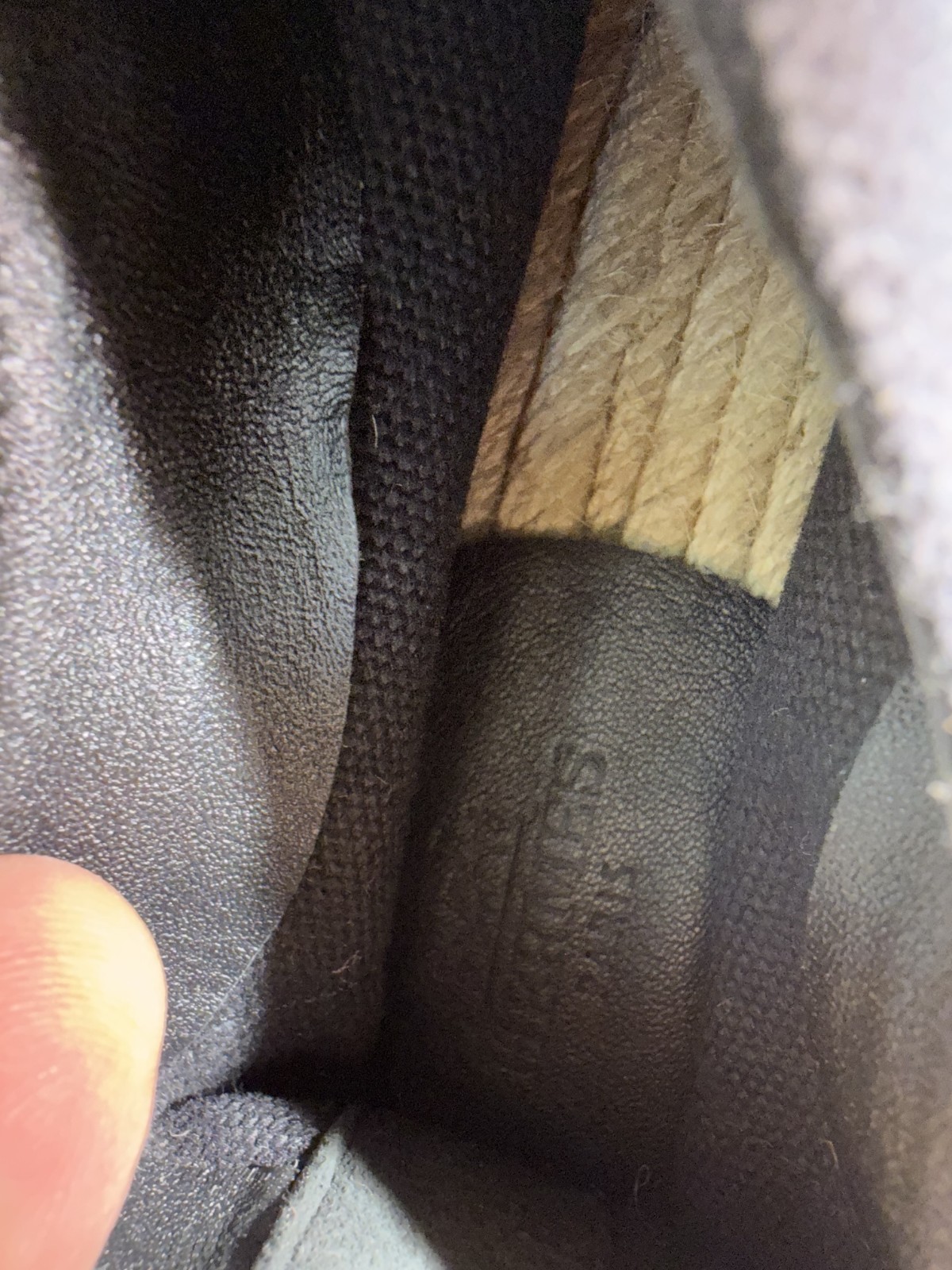 Hermes Espadrilles Hightop Canvas Black Size 39EU 5UK 6US New With Box