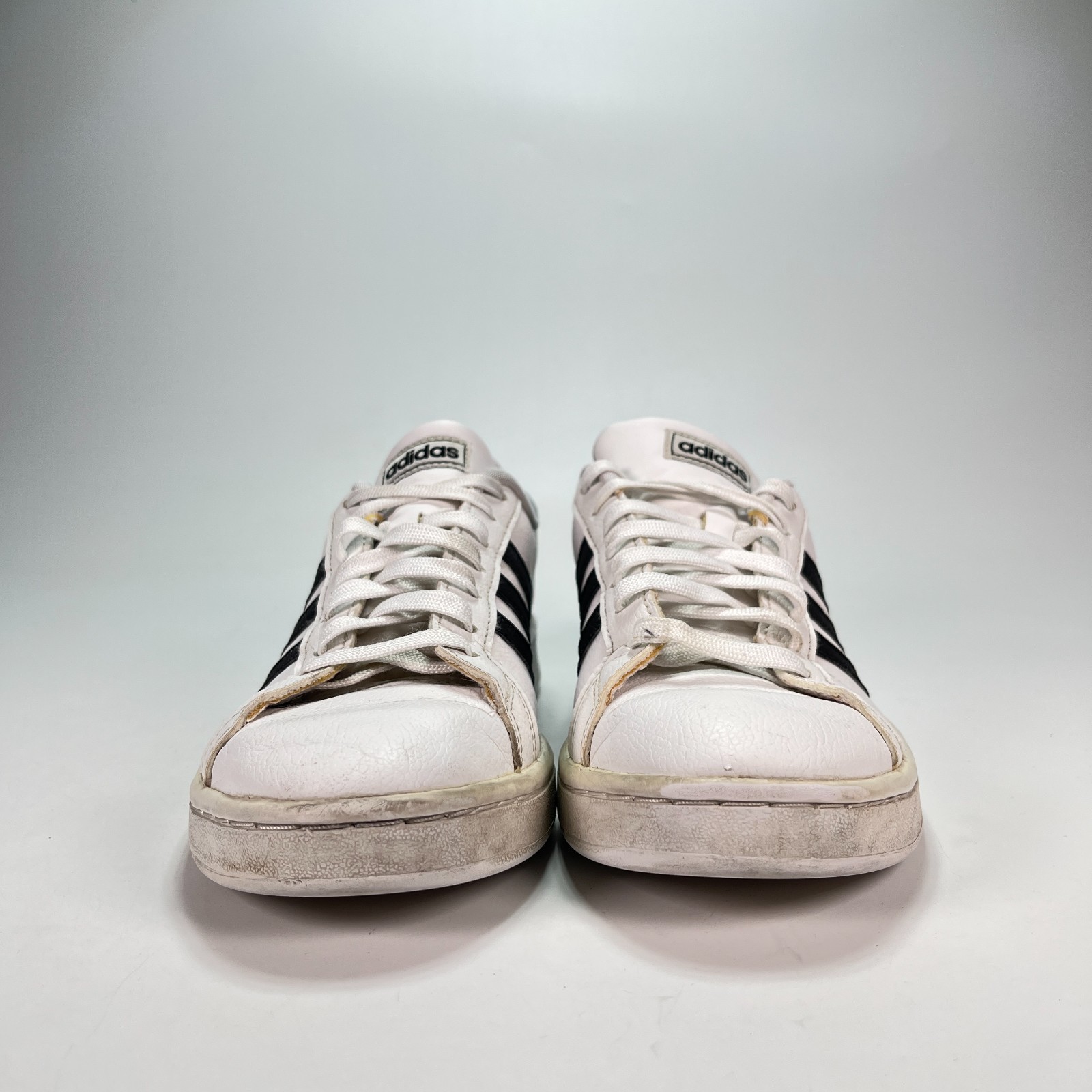 Adidas Grand Court White Black Classic Low Top Casual Shoes F36483 Women’s Sz 8