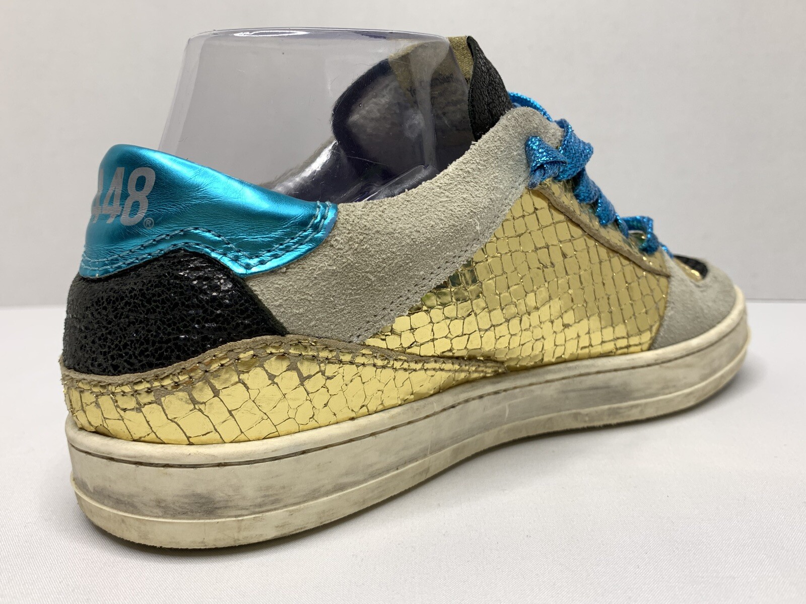 P448 Queens You Can Surf Later Metallic Low Top EU37 Sneakers P81