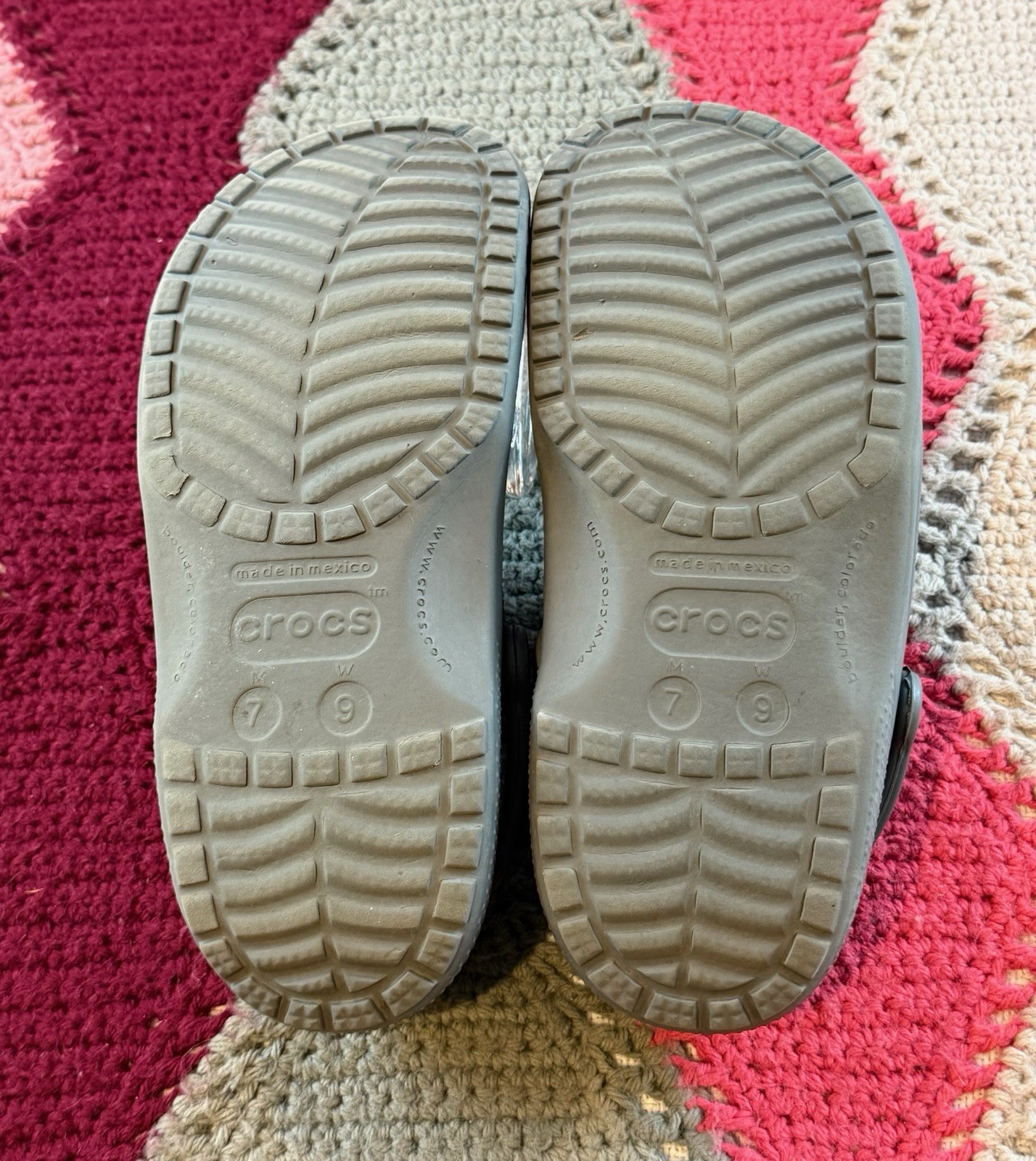 Crocs Unisex Adult Classic Clog Sandal Shoe Slate Grey Size Mens 7 Womens 9