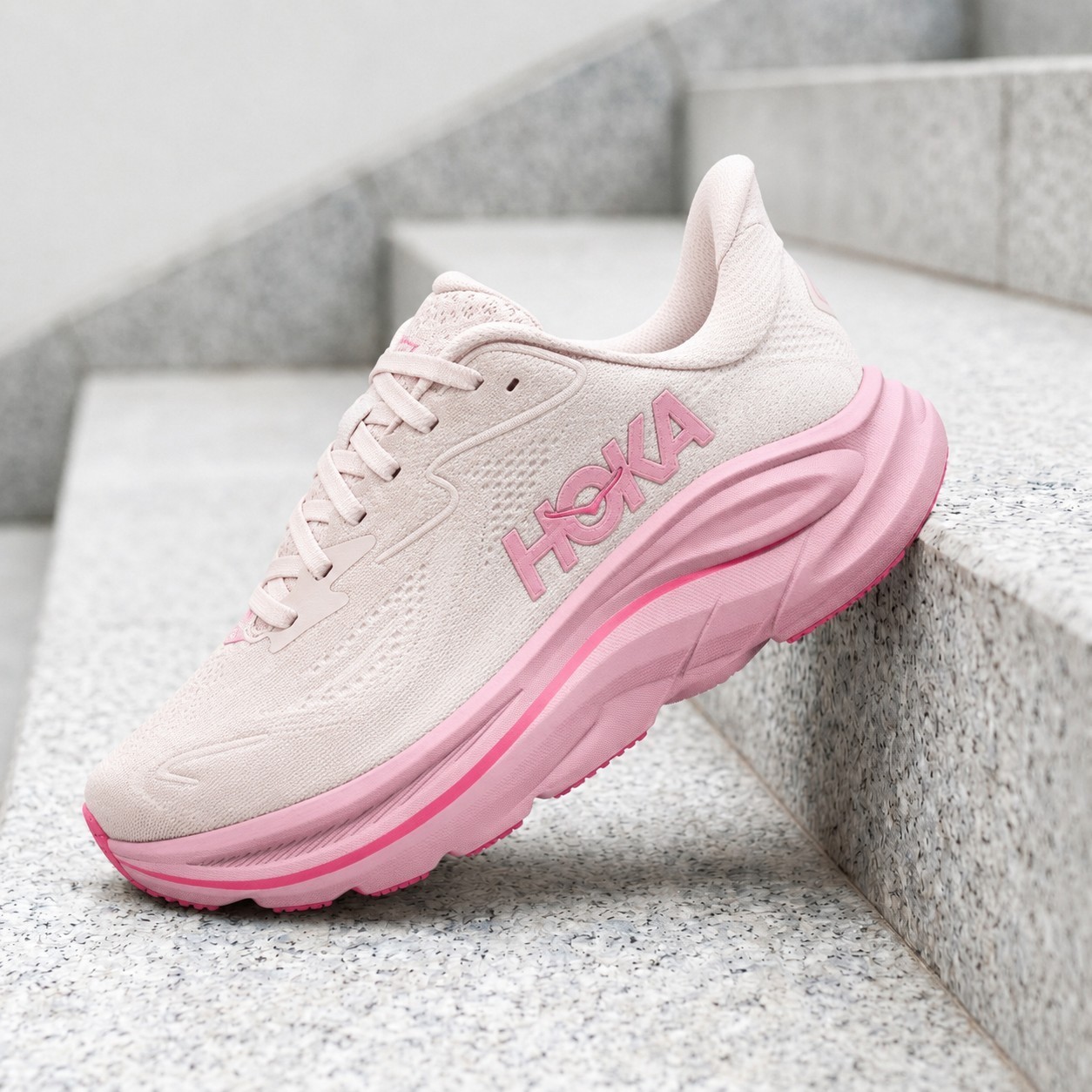 Hoka One One Clifton 10 Rose Cream Dried Rose 1162031-RMD Women’s New