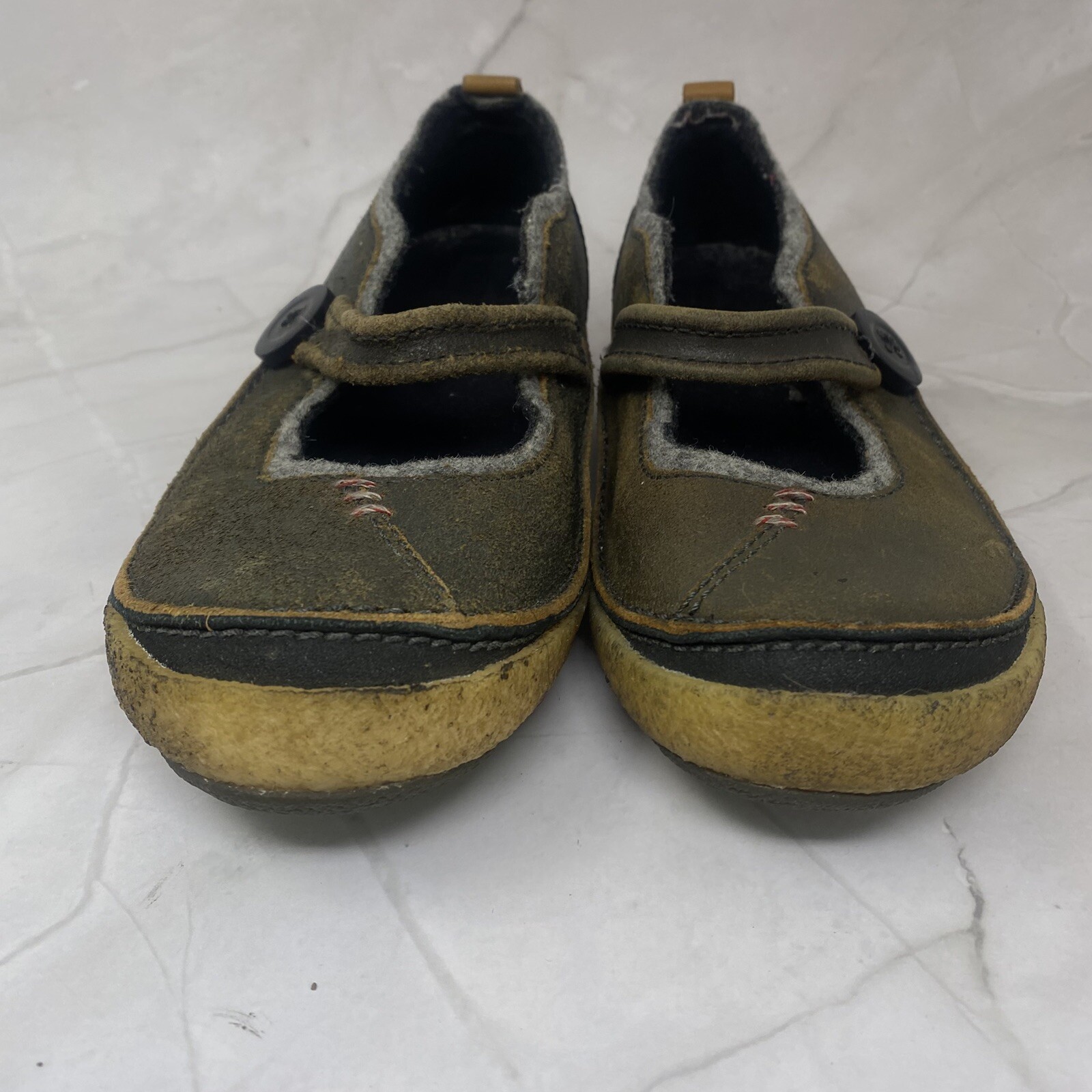 Merrell Womens Paris Saddle Brown Round Toe Mary Jane Shoes Sz 6.5 M