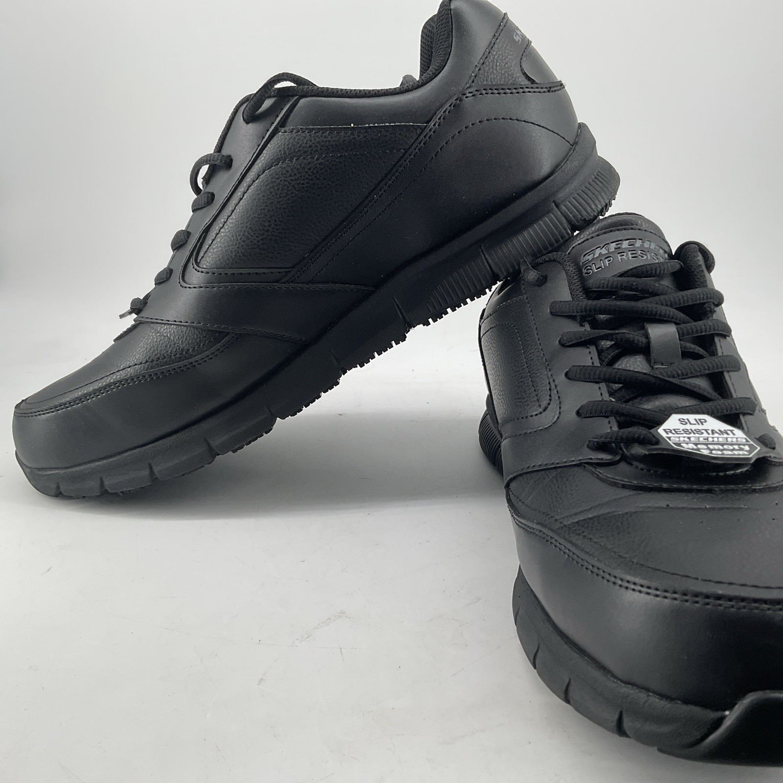 Skechers Work Black shoes Women Memory Foam Comfort Slip Resistant (A781)
