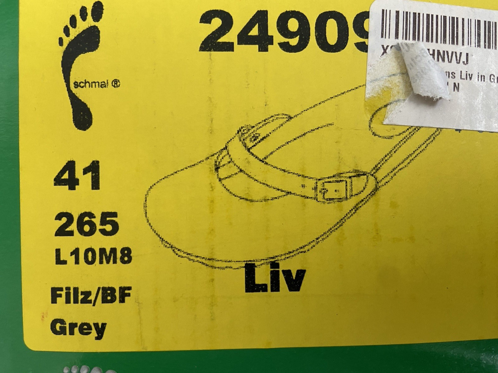 NEW in Box Betula by Birkenstock Liv Felt Clogs Size 41 10 10.5 M – N Width