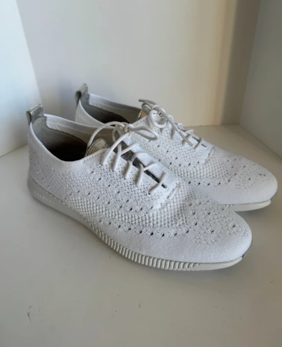 Cole Haan womens white comfort lace up sneakers size 7
