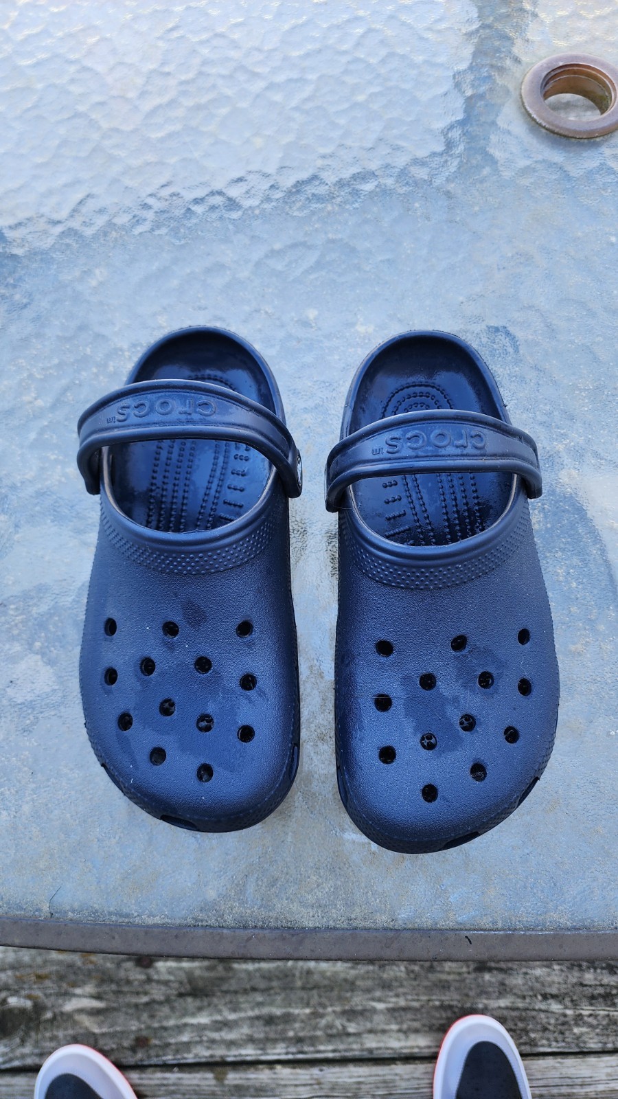 Crocs Classic Navy Blue Comfort Clogs Unisex Adult Size M5 W7
