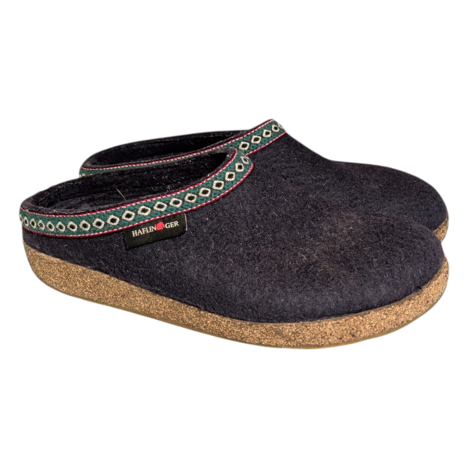Haflinger Grizzly Wool Clogs Slippers Women’s Size US 10 EU 41 Bohemian