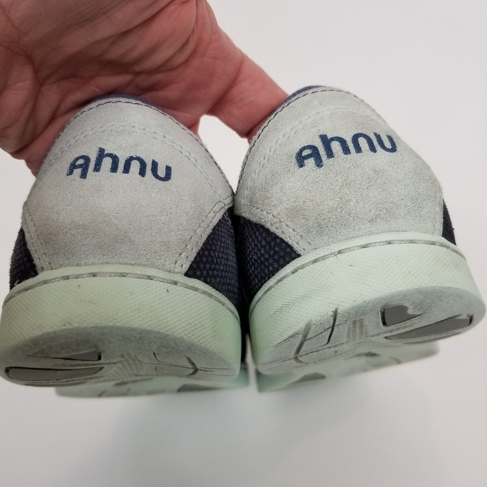 Ahnu Telegraph Women’s Navy Blue Slip On Sneakers Size 5.5