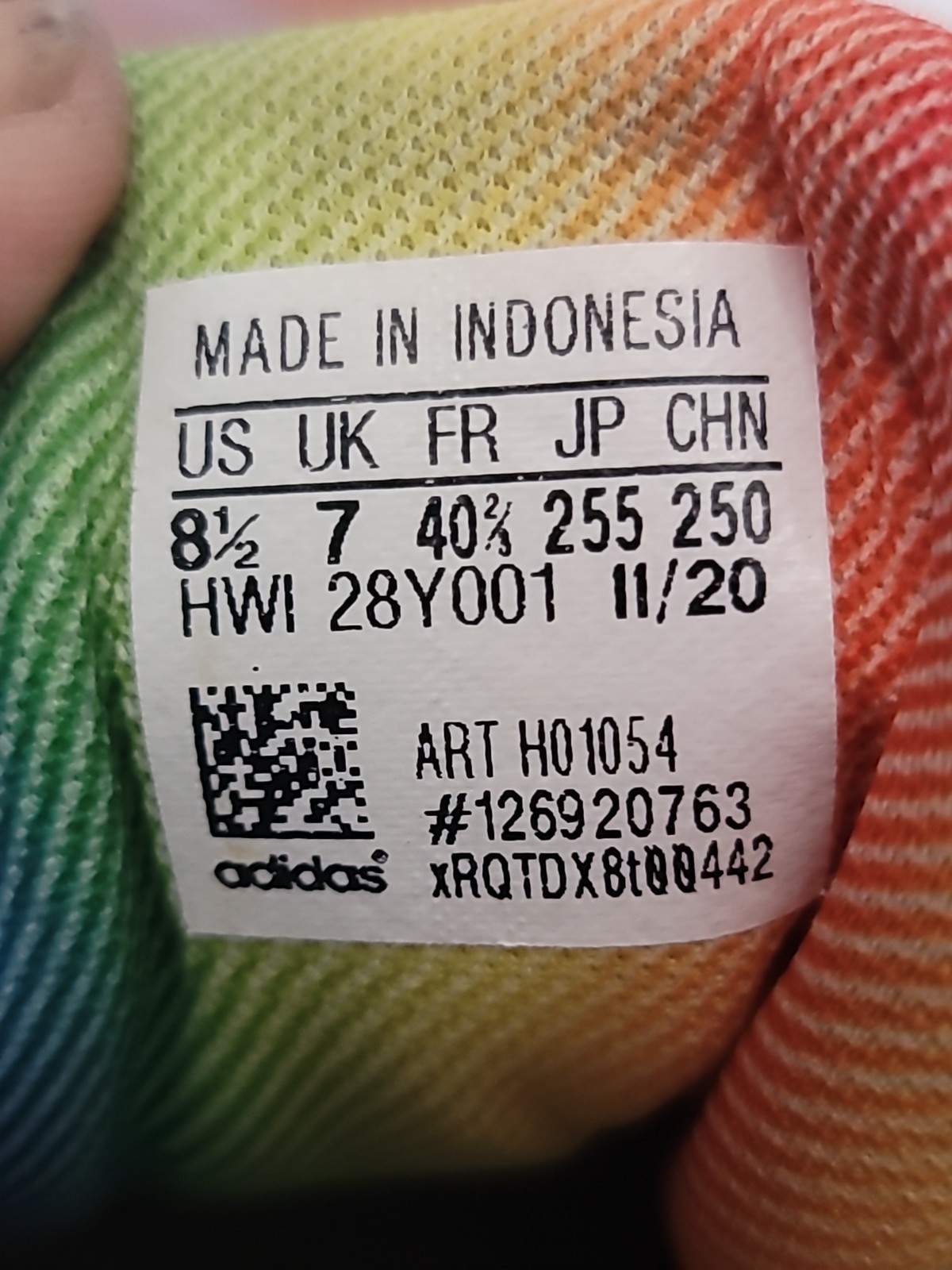 ADIDAS GRAND COURT PRIDE SNEAKERS 8.5 WOMENS WHITE RAINBOW WOMENS CLOUDFOAM VGC
