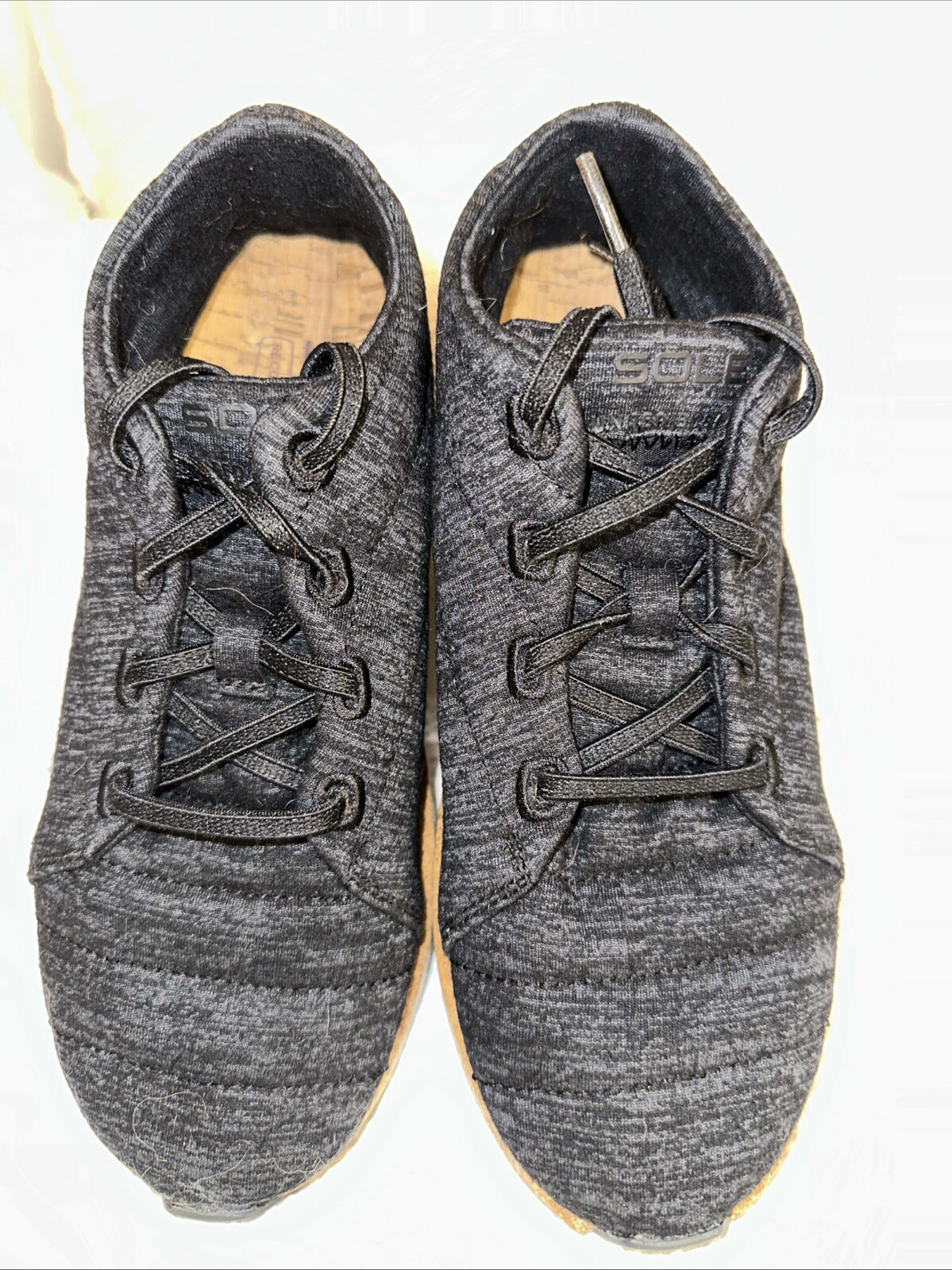 Sole Jasper Chukka Black Merino Wool, Cork Sole M5, W 7