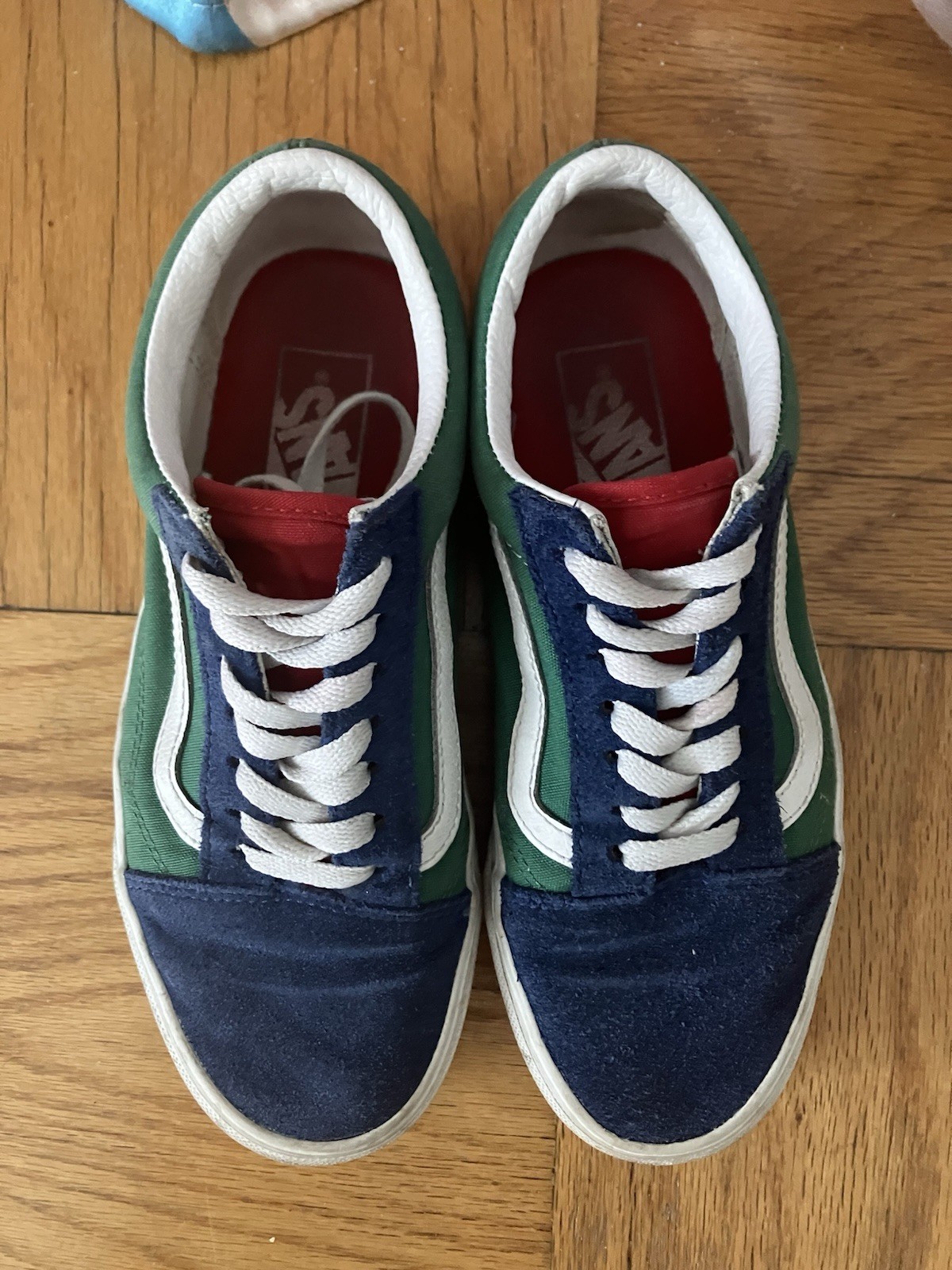 Vans Old Skool Yacht Club Rainbow Suede Low Skate Sneakers M 5 W 6.5