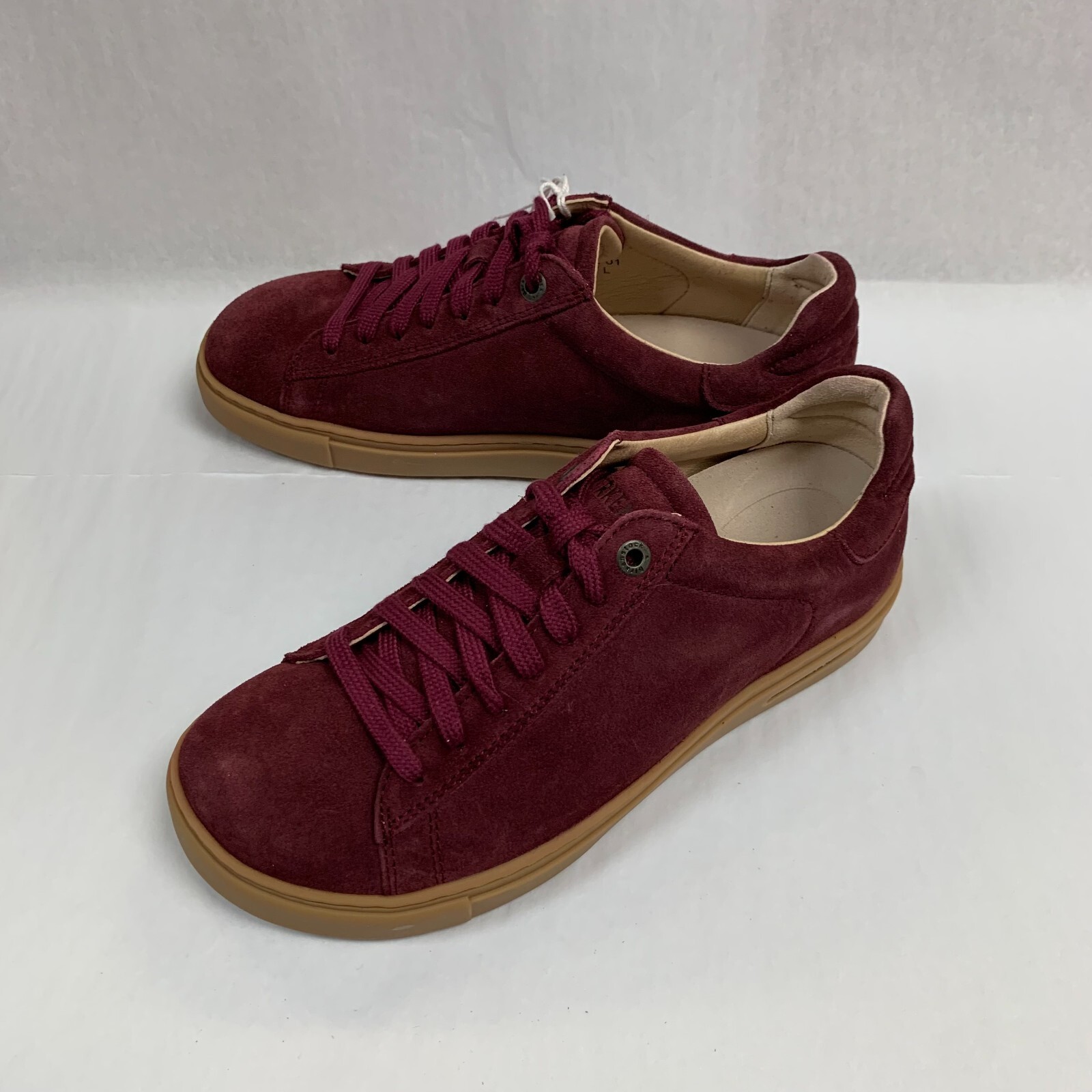 Birkenstock New w/ Box Bend Low Maroon Suede Leather Narrow – Select Size