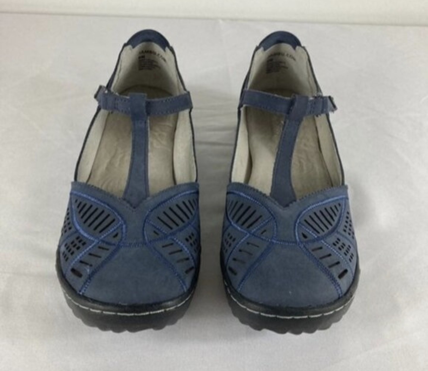Jambu Bridget Navy Blue Memory Foam Comfort Shoes – Size 9