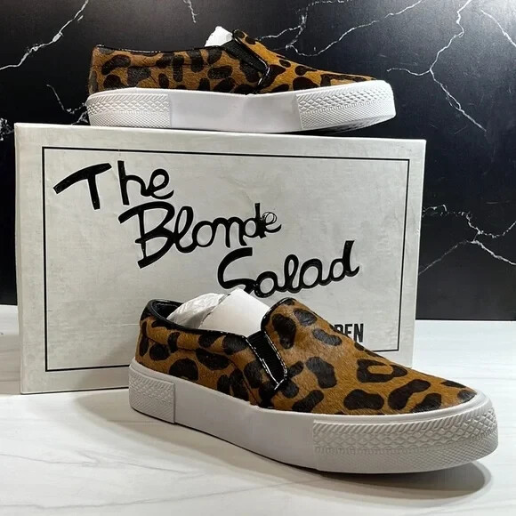 The Blonde Salad by Steve Madden TNYC Canvas Leopard sz 5
