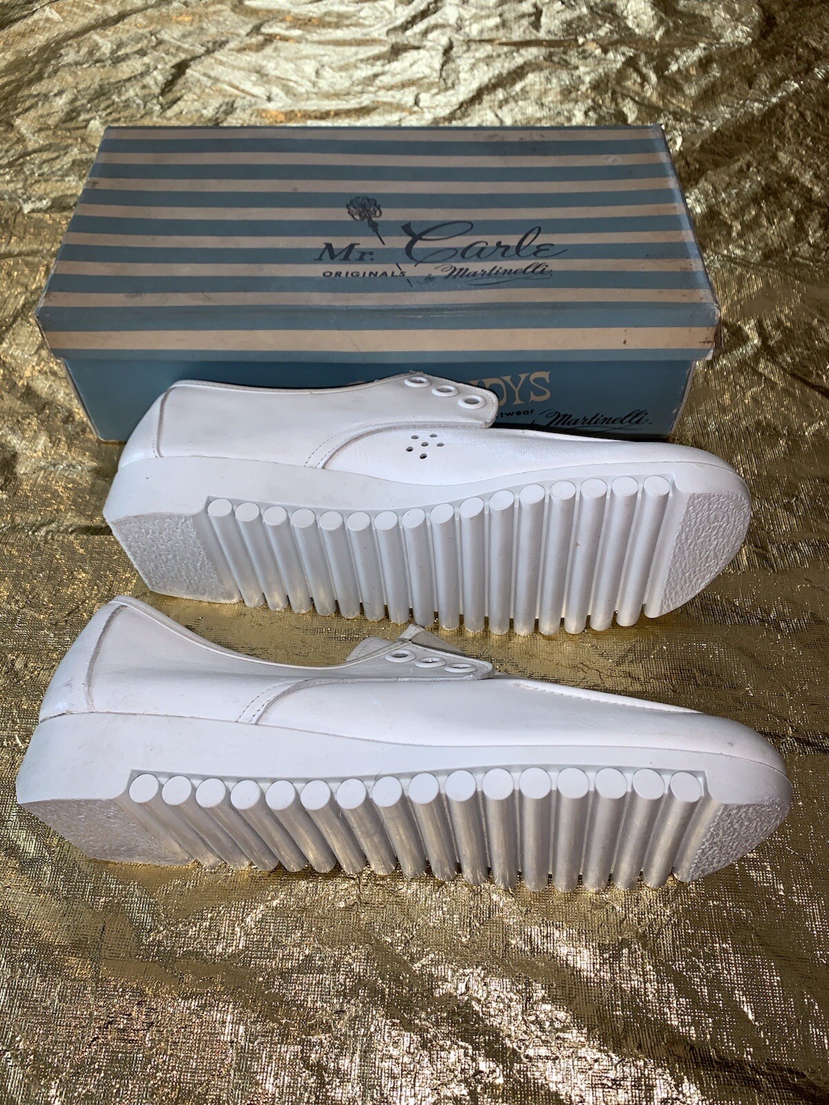 Nurse Mates Kook-Aire Cushion Shoes White Vintage Shoes Size 9 S New NWB (2)