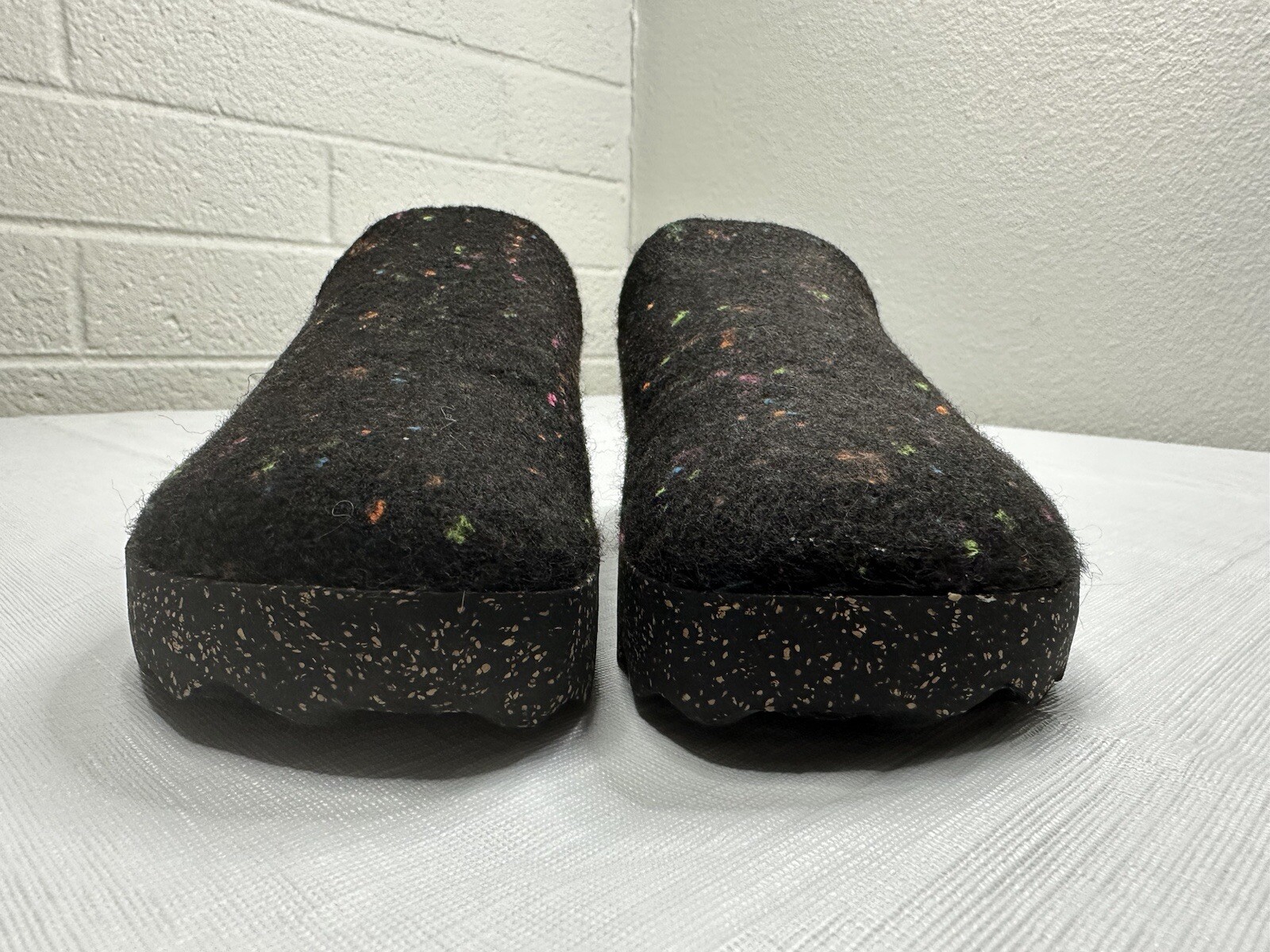 Asportuguesas by Fly London Come Slip On Shoes Mules Size 5.5 US Black LED