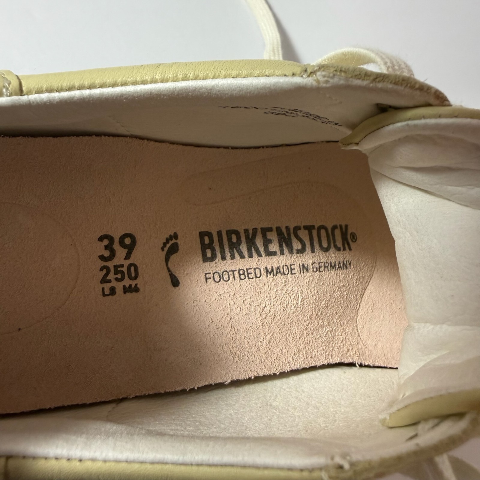 Birkenstock Bend Low Womens Shoes SZ 8 / 8.5 Comfort Butter Leather Sneakers NWT