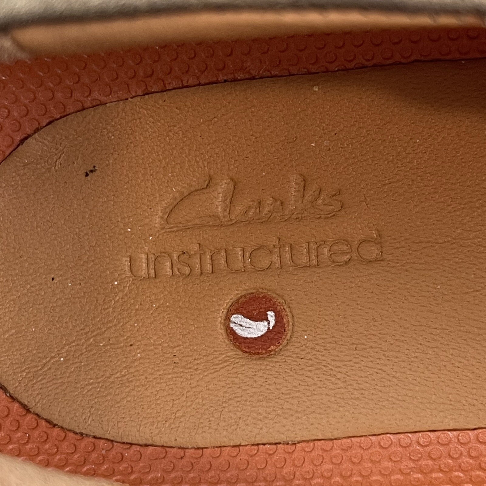 .Clarks Un Loop Ave Womens 10 W Wide Loafer Taupe Leather Shoes