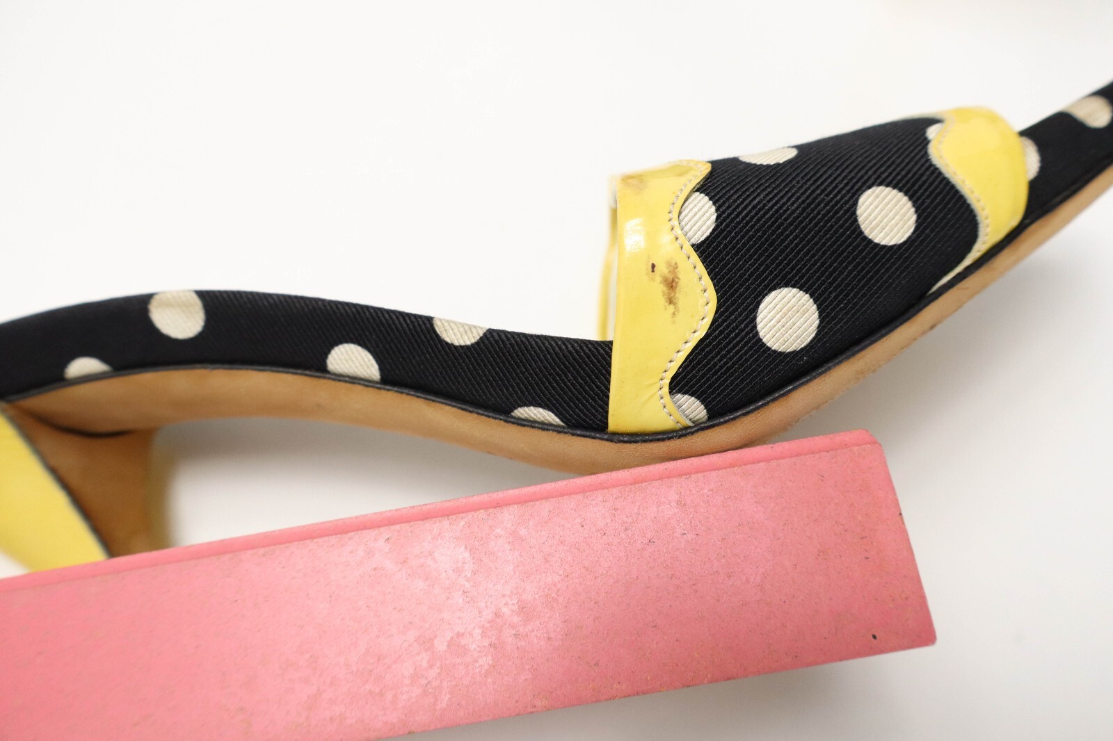 Yves Saint Laurent Shoes Womens (EU) 38.5 High Heels Slip On Slippers Leather