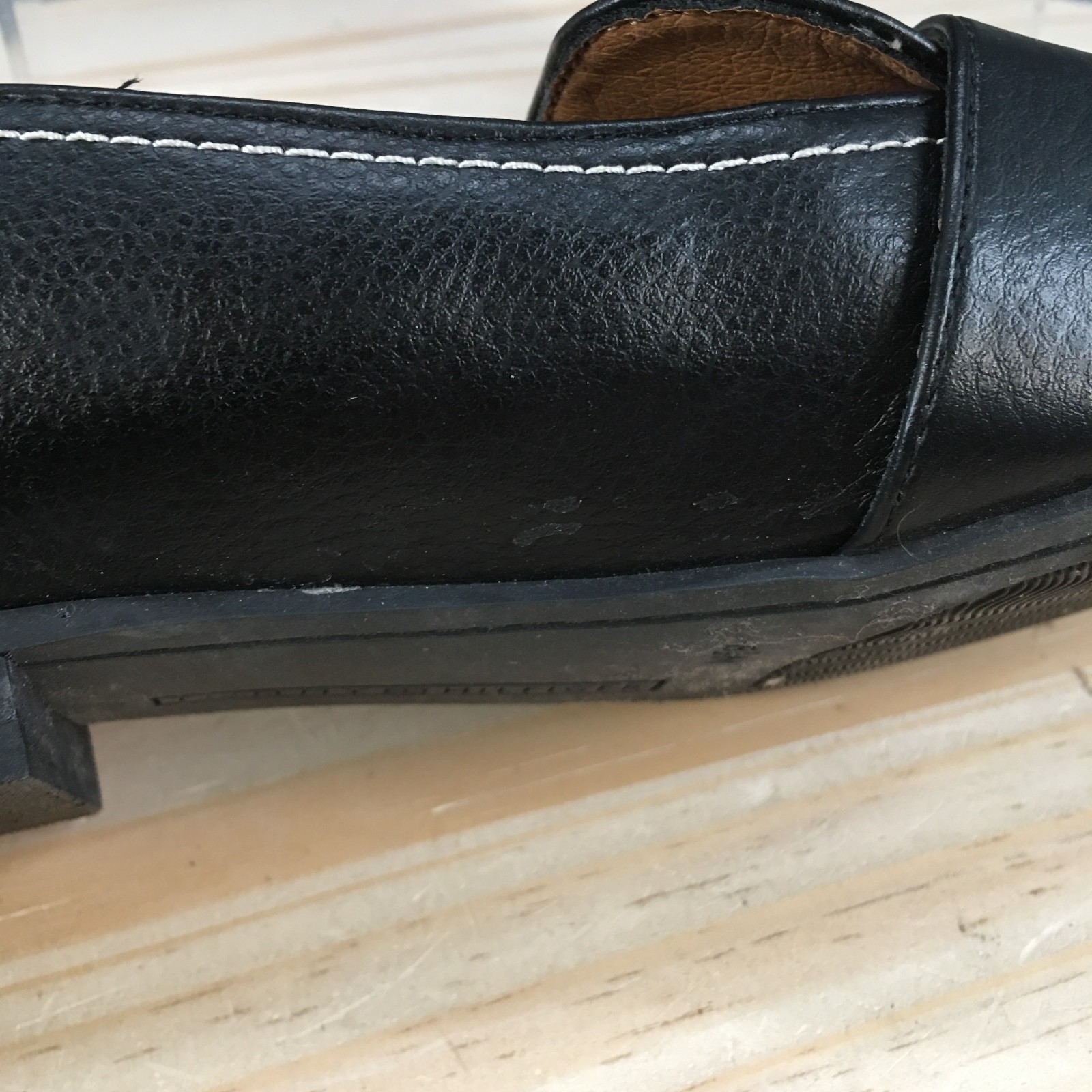 Tommy Hilfiger Trudiy Loafer Shoes Womens 8.5 M Casual Low Faux Leather Black