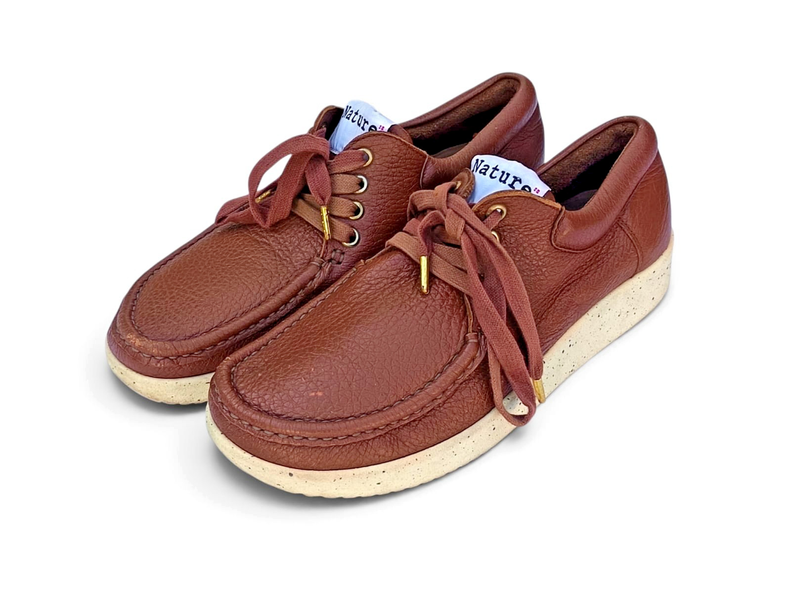 Nature Footwear Anna Brown Leather Moccasin Comfort Shoes Women’s US 9 EU 40
