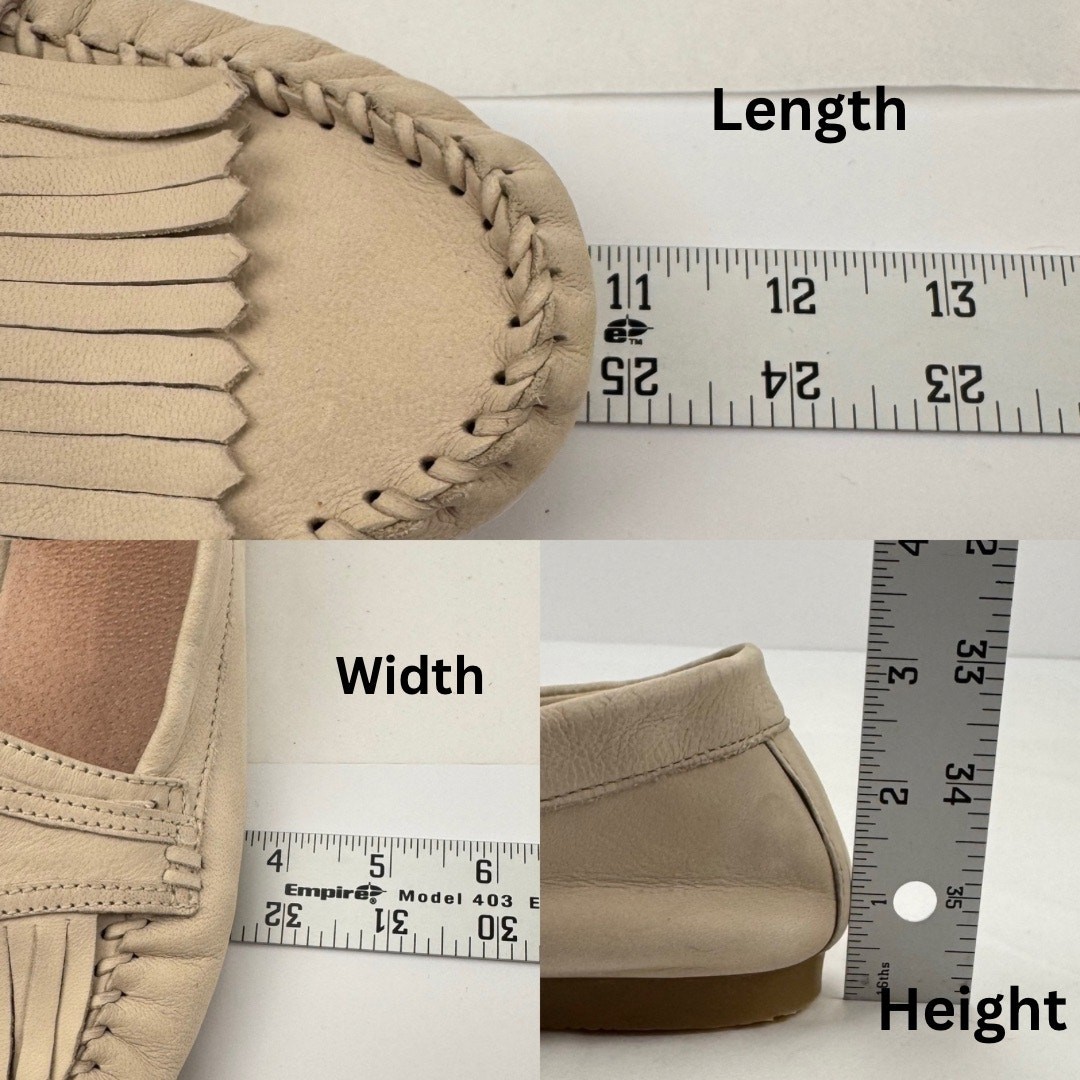 Fat Face Cream Suede Leather Fringe Loafers Flats Moccasins 8 Classic Preppy 41