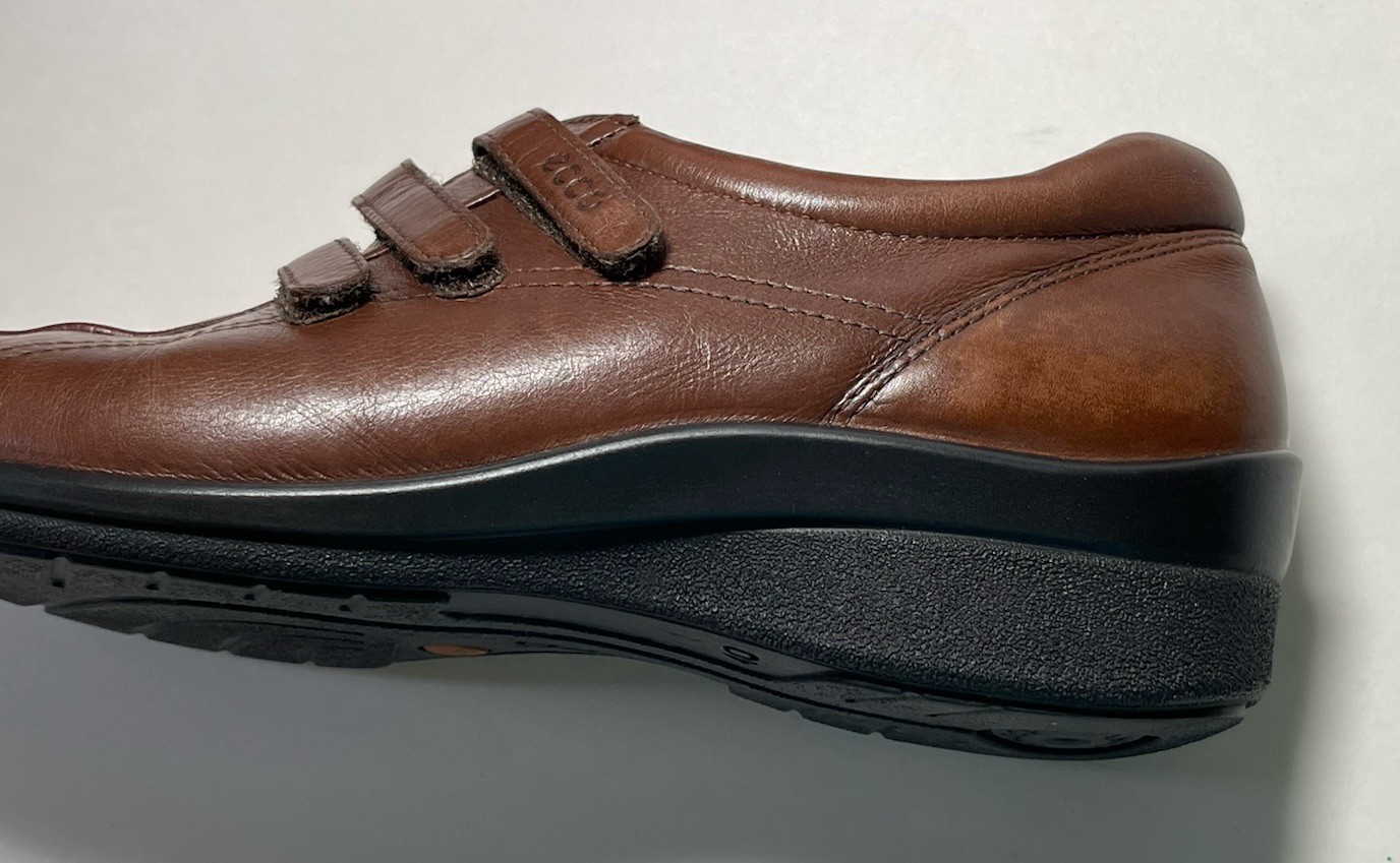 Ecco Casual Wedge Loafers Women EU 40/ 9-9.5 US Brown Leather Walking Shoes