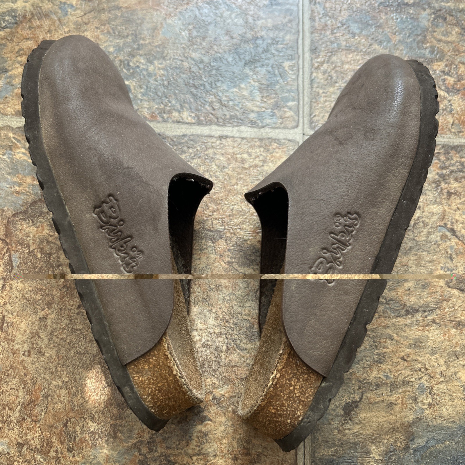 Birkenstock Birkis Womens Brown Leather Amsterdam Clogs Slip On Size 37-45 L6 M4