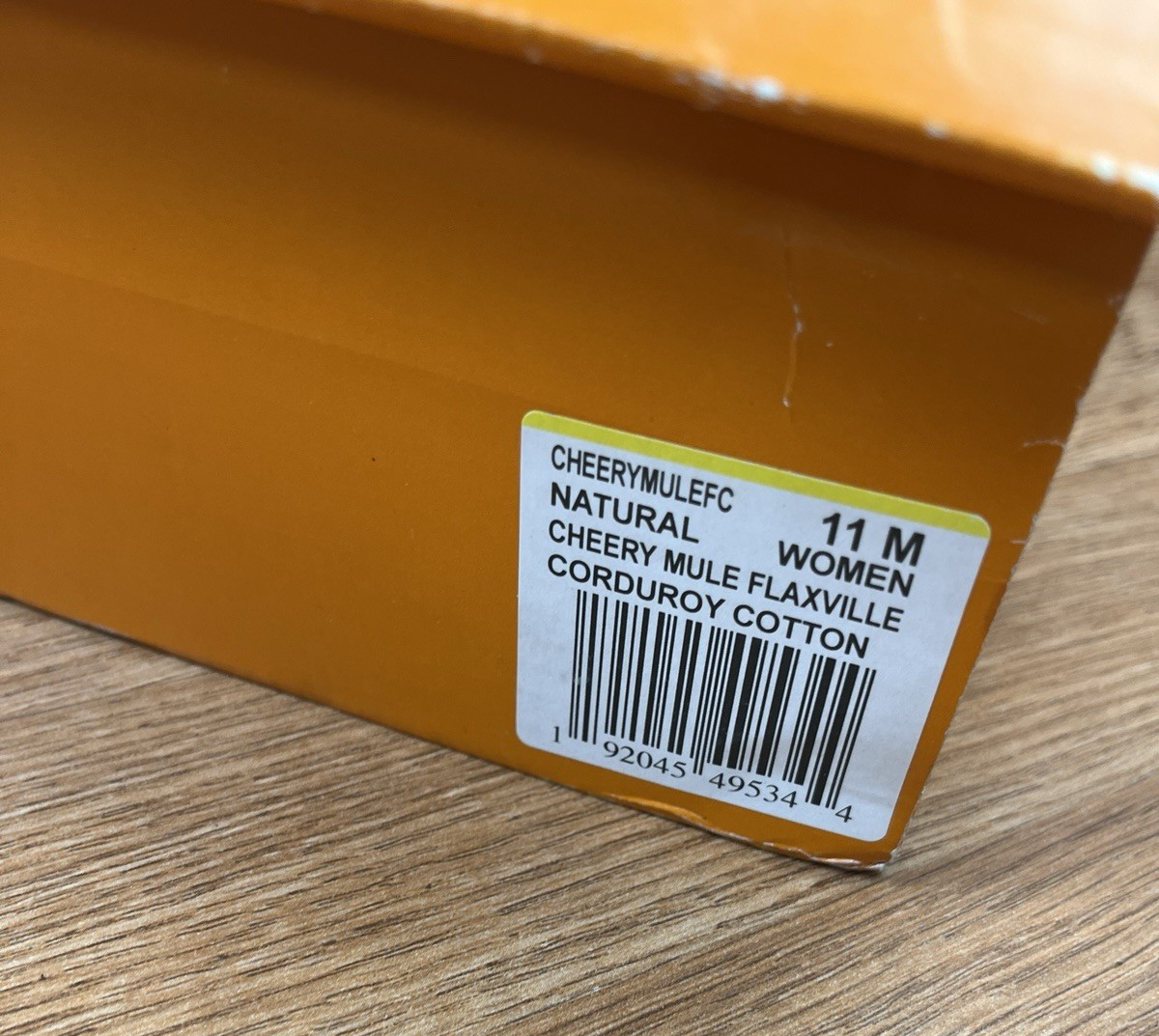 Rocketdog Cheery Platform Mule Sneakers Natural Corduroy Women’s Size 11 NEW