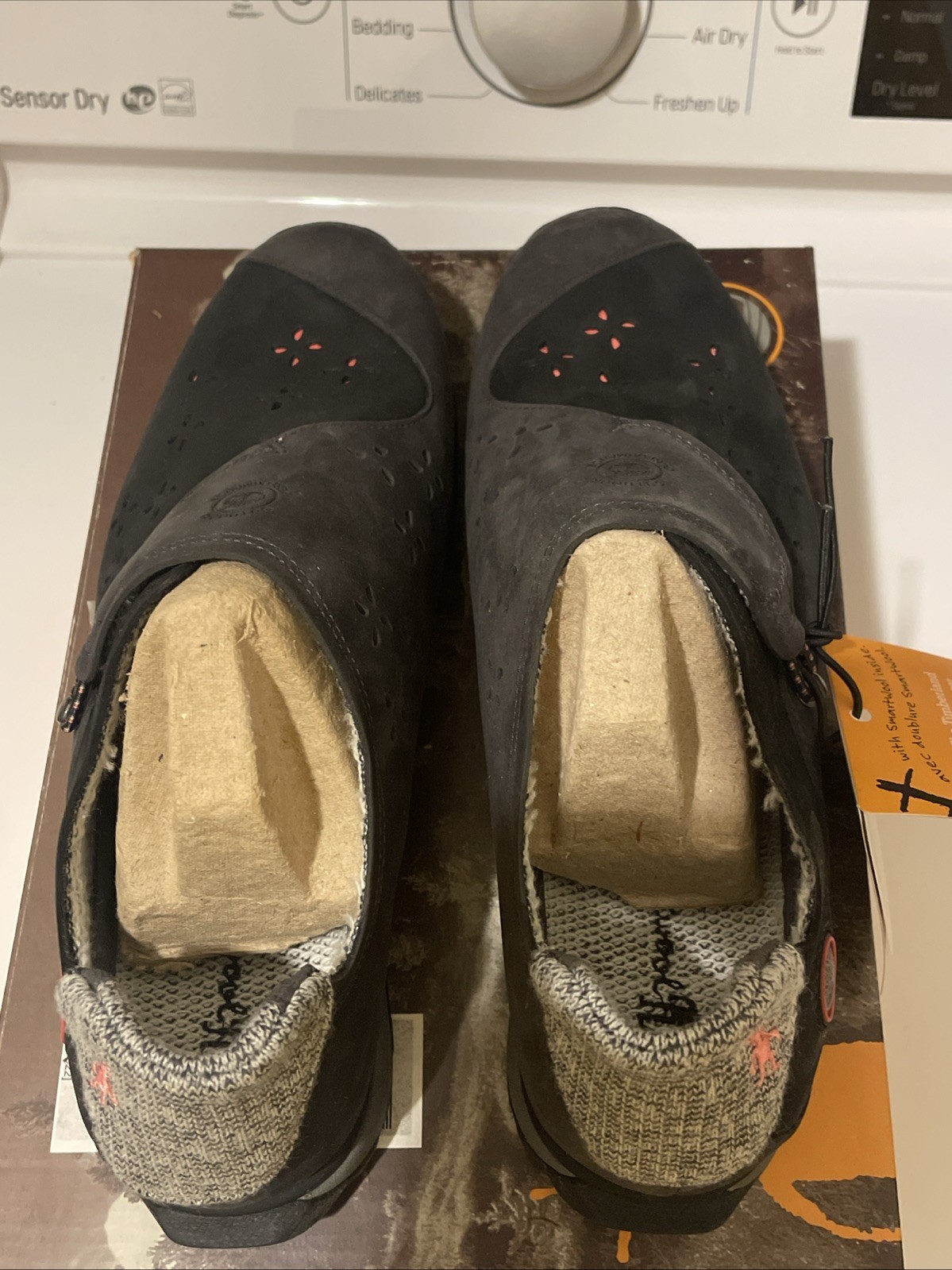 Smartwool X Timberland Shoes Power Lounger II Slip-on Cog Black Suede Womens 8.5