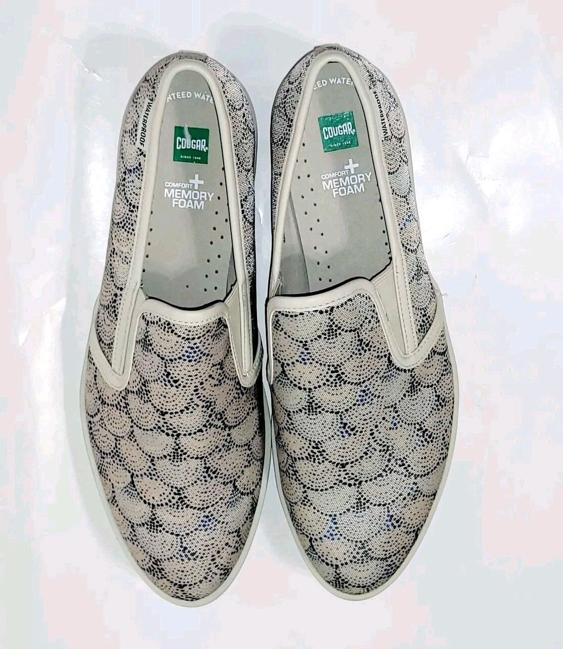 Cougar Lula Loafers Slip On Memory Foam Waterproof Comfort Sneaker Shoes Wms 10M