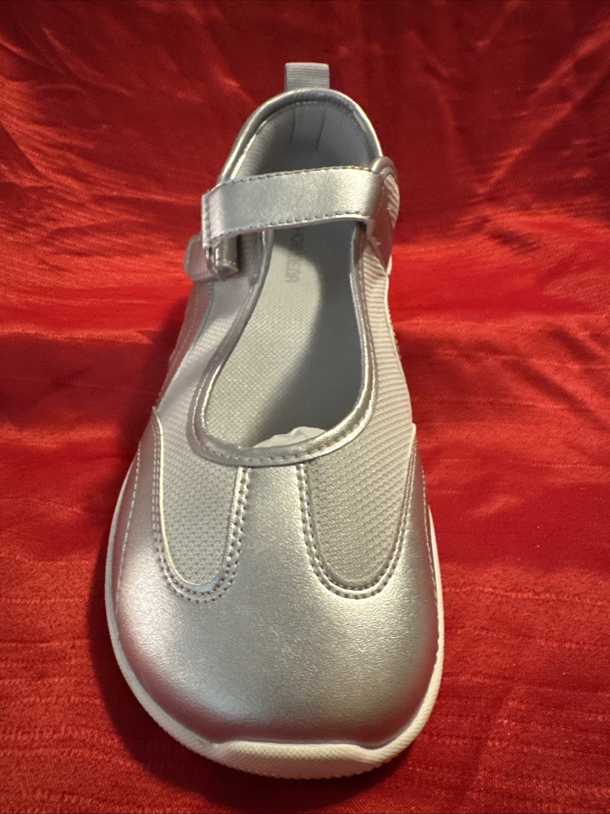 Hobibear Lignum Mary Jane Shoes In Silver EU42/US 10 Preowned Excellent