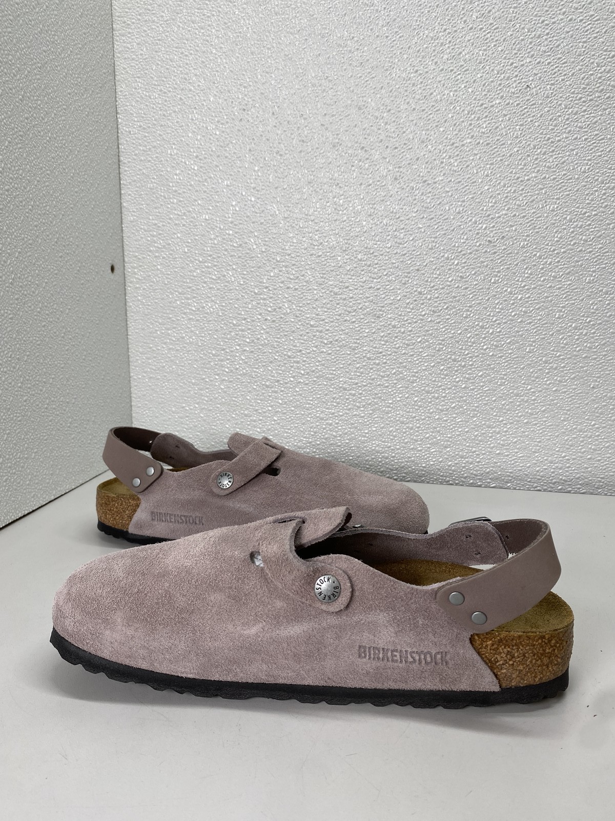 Birkenstock Unisex Tokio II Suede Leather Clogs Size L 9, M 7 Faded Purple