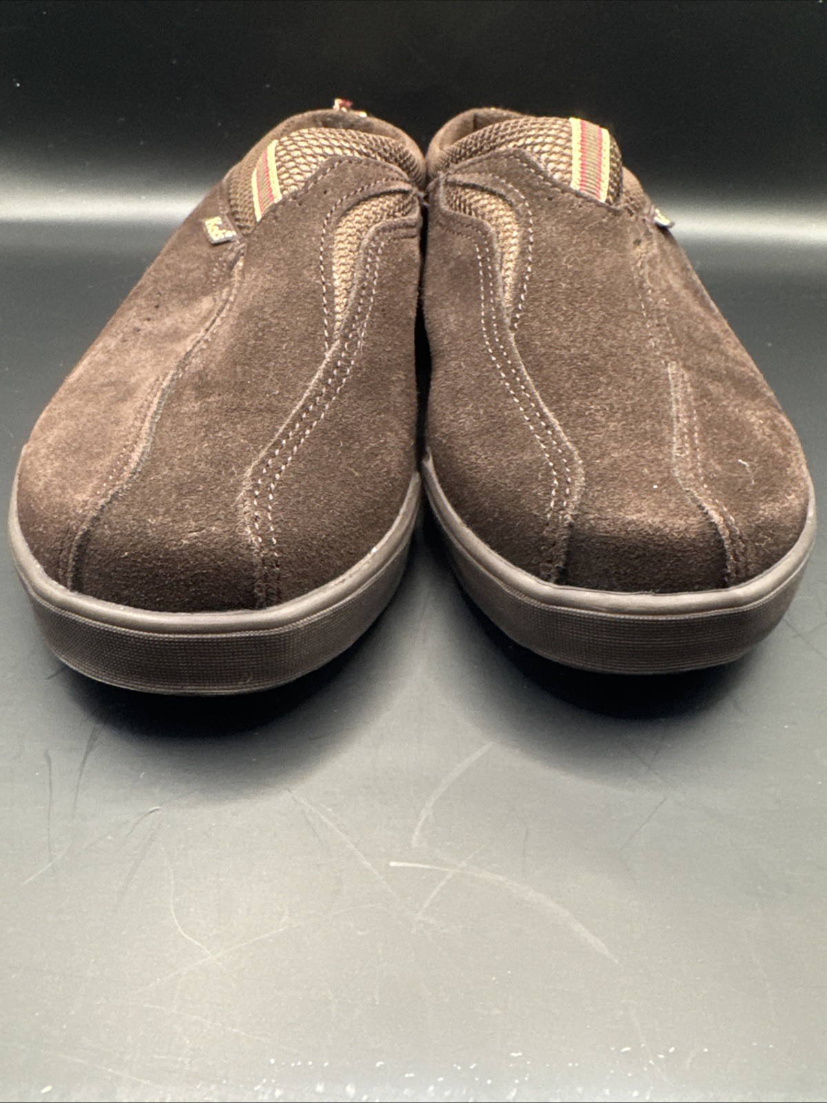 Keds Women’s Brown Suede Slip On Mule Shoes Size 8 Clogs Arch Support