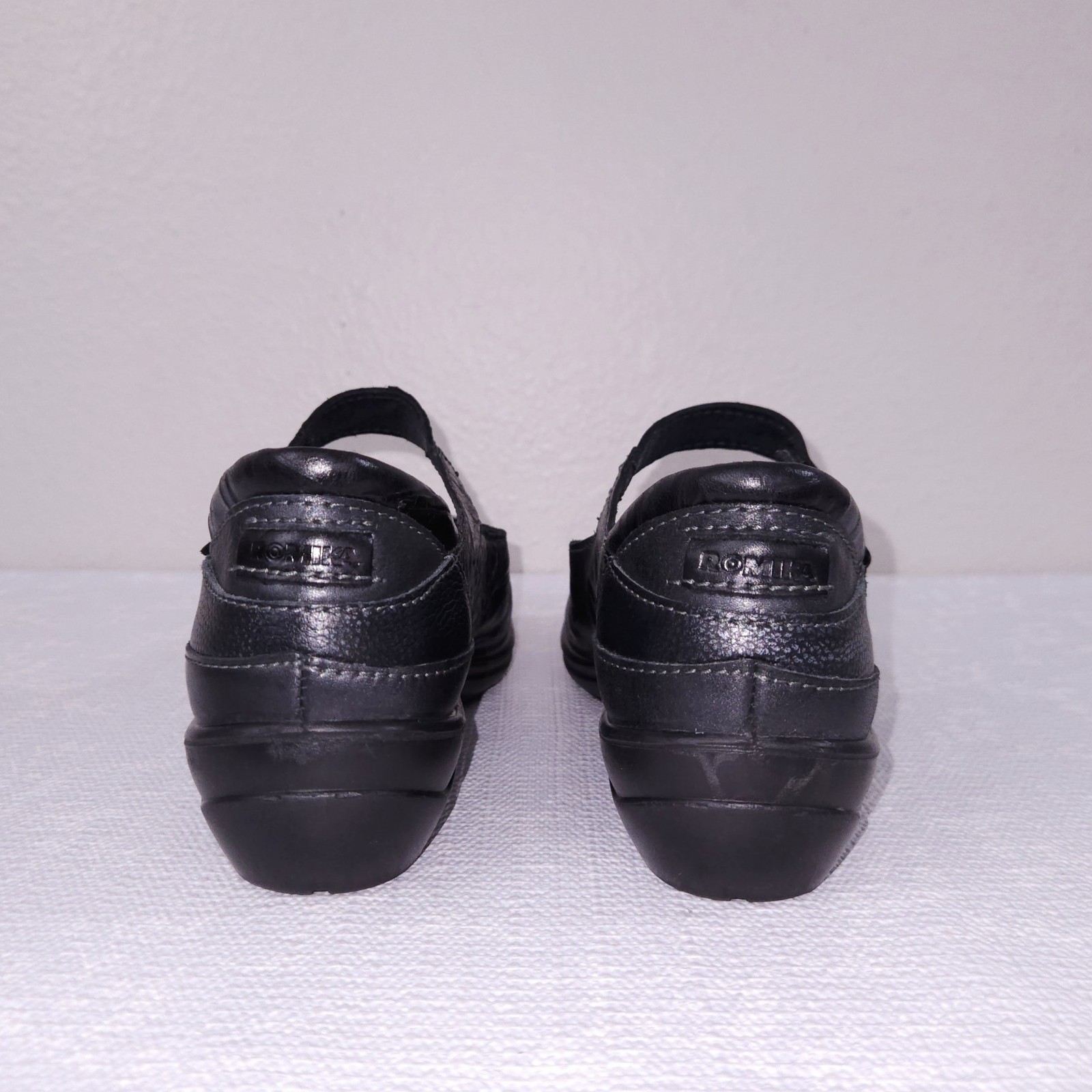 ROMIKA Mary Jane Women’s EU 39 US 8-8.5 Black Leather Cassie 50 Comfort Shoes